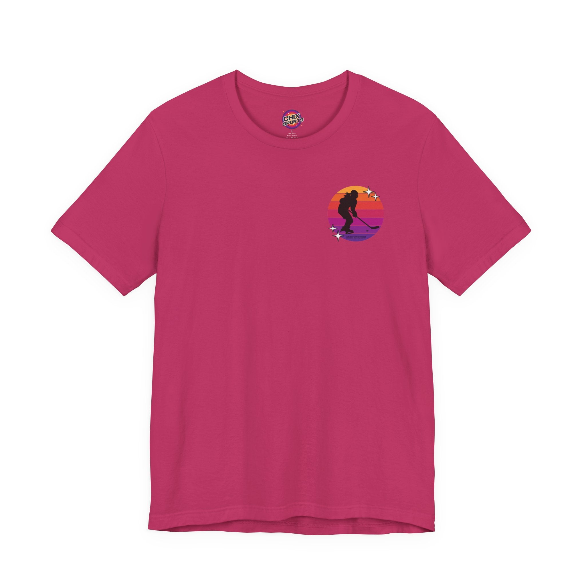 Retro Women's Hockey Unisex Jersey T-shirt | Chix Sports