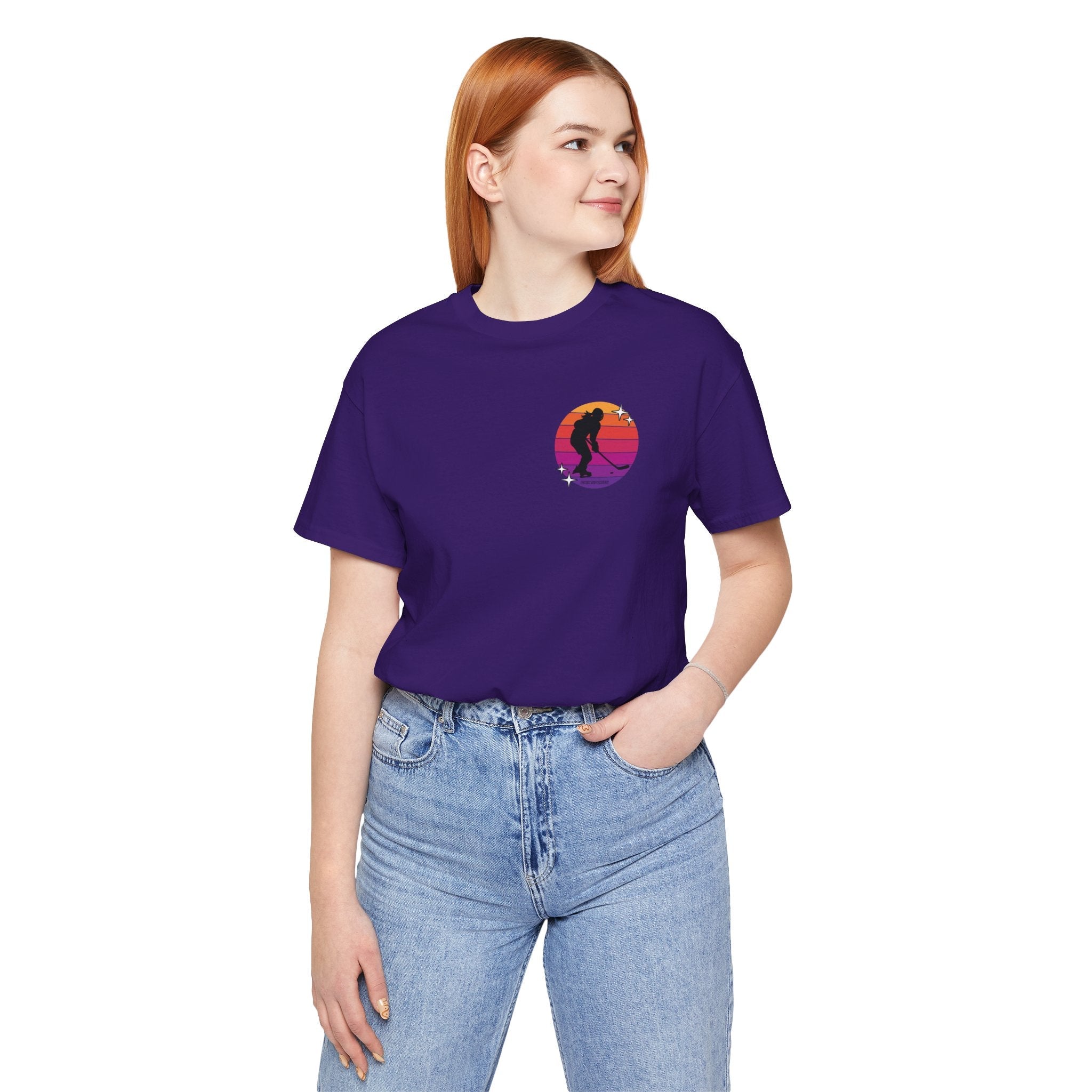 Retro Women's Hockey Unisex Jersey T-shirt | Chix Sports
