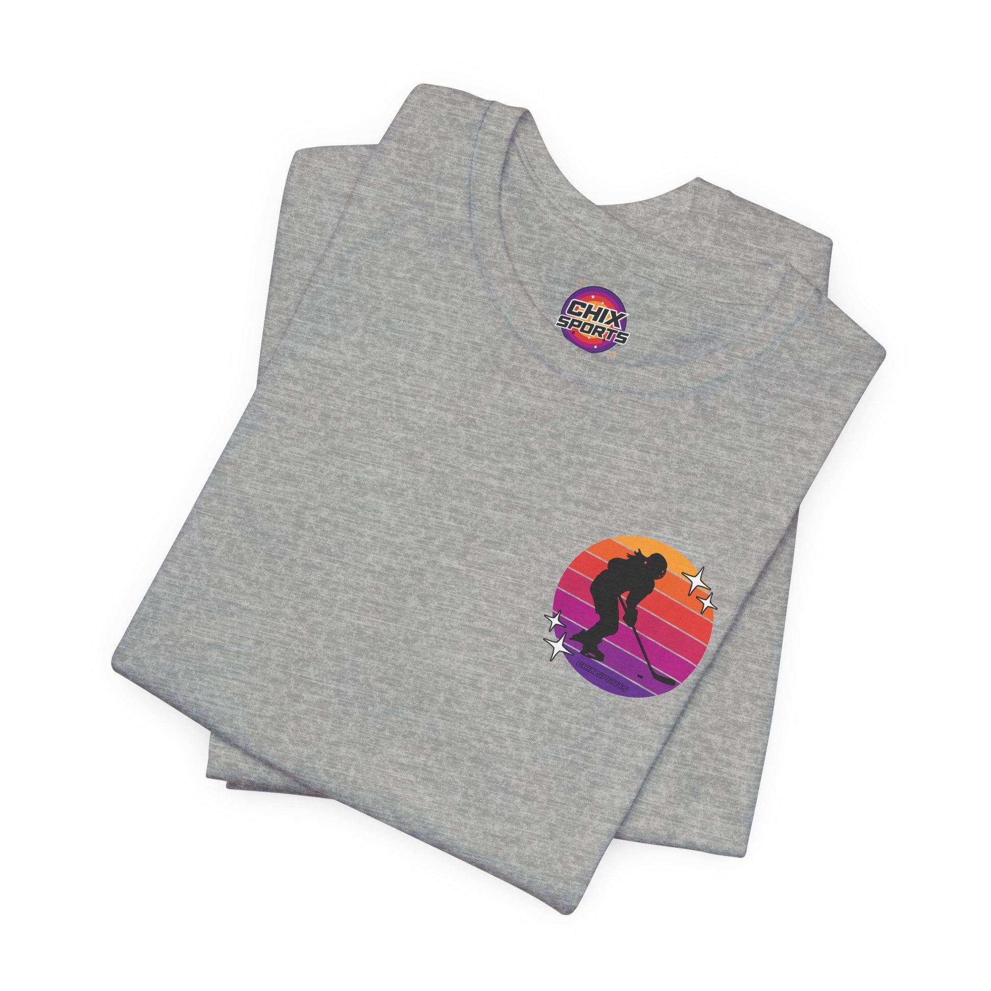Retro Women's Hockey Unisex Jersey T-shirt | Chix Sports