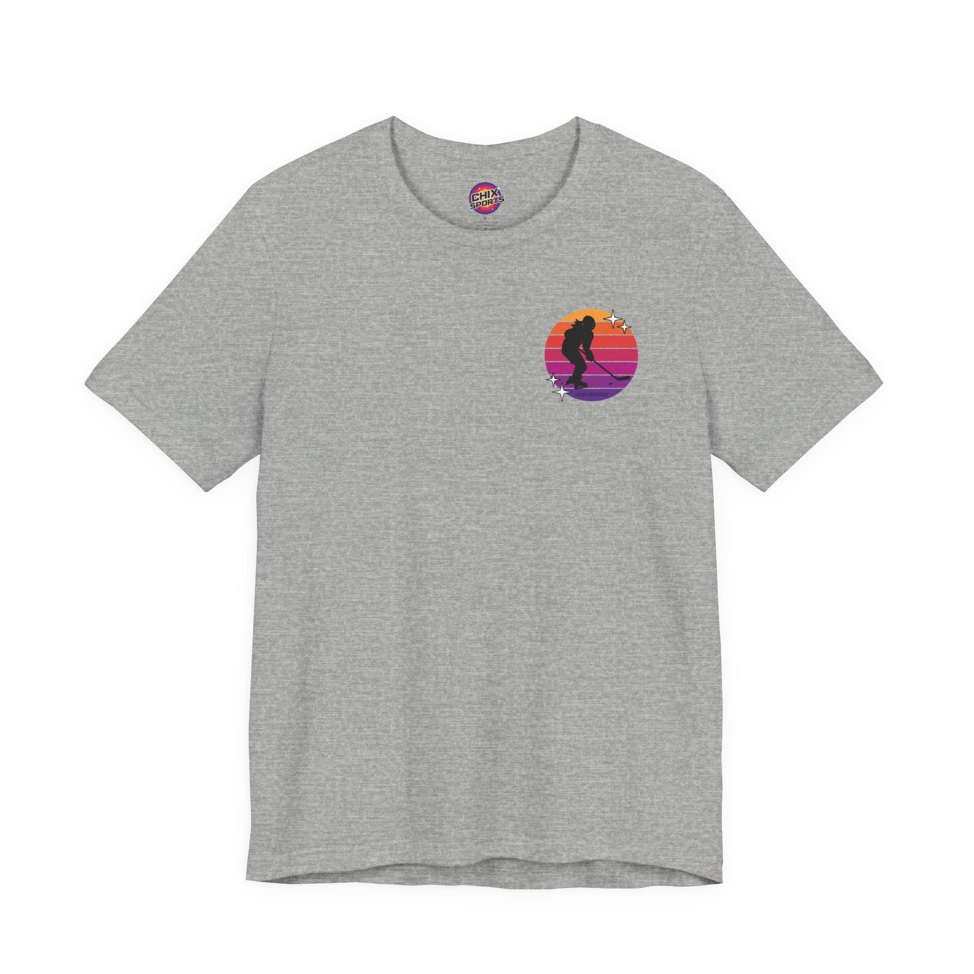Retro Women's Hockey Unisex Jersey T-shirt | Chix Sports