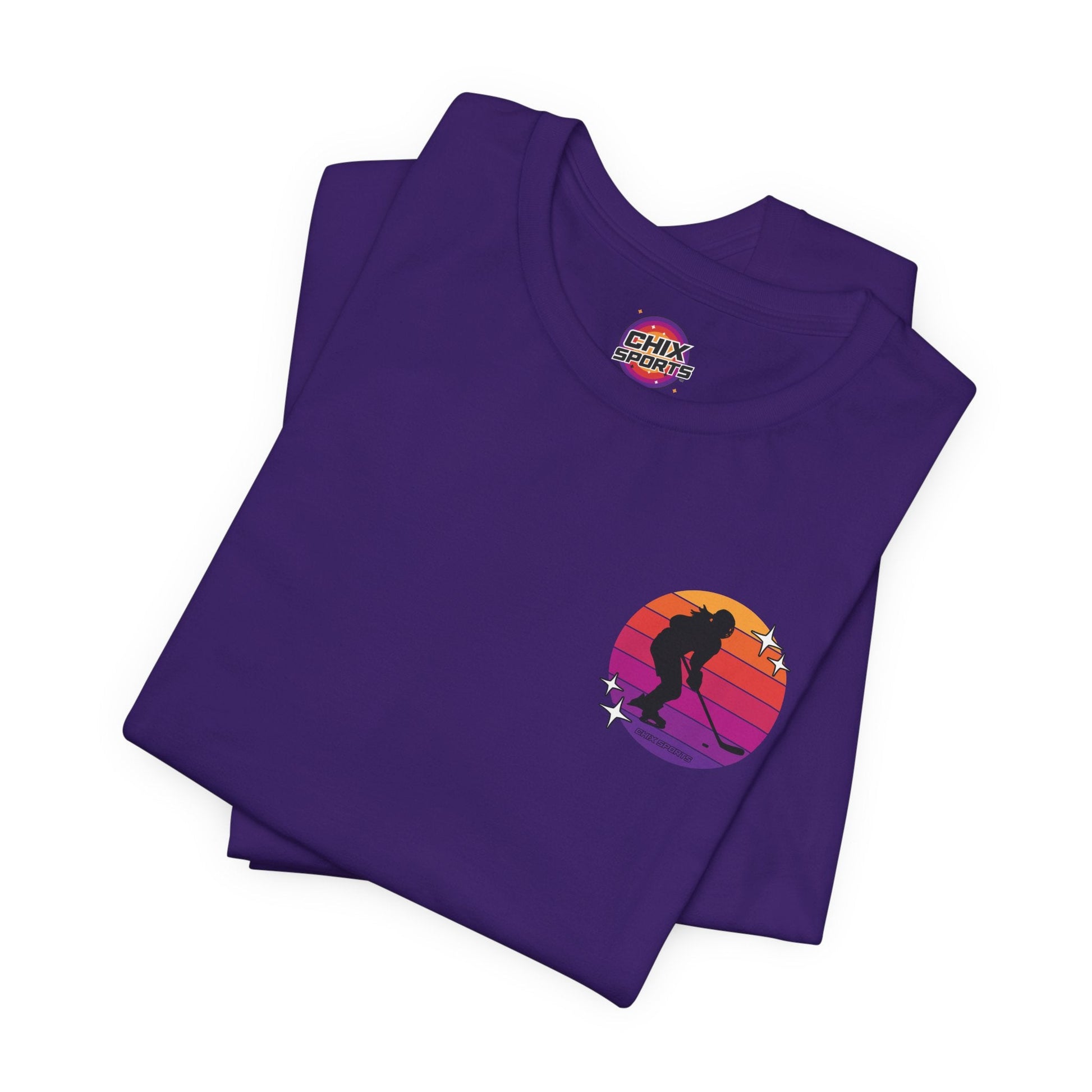 Retro Women's Hockey Unisex Jersey T-shirt | Chix Sports