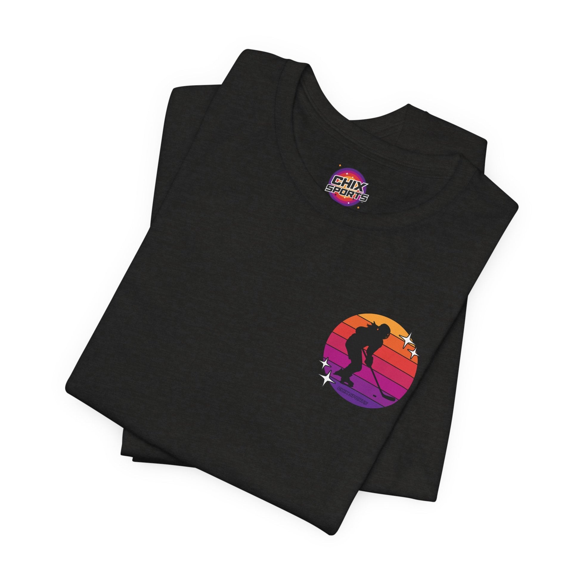 Retro Women's Hockey Unisex Jersey T-shirt | Chix Sports