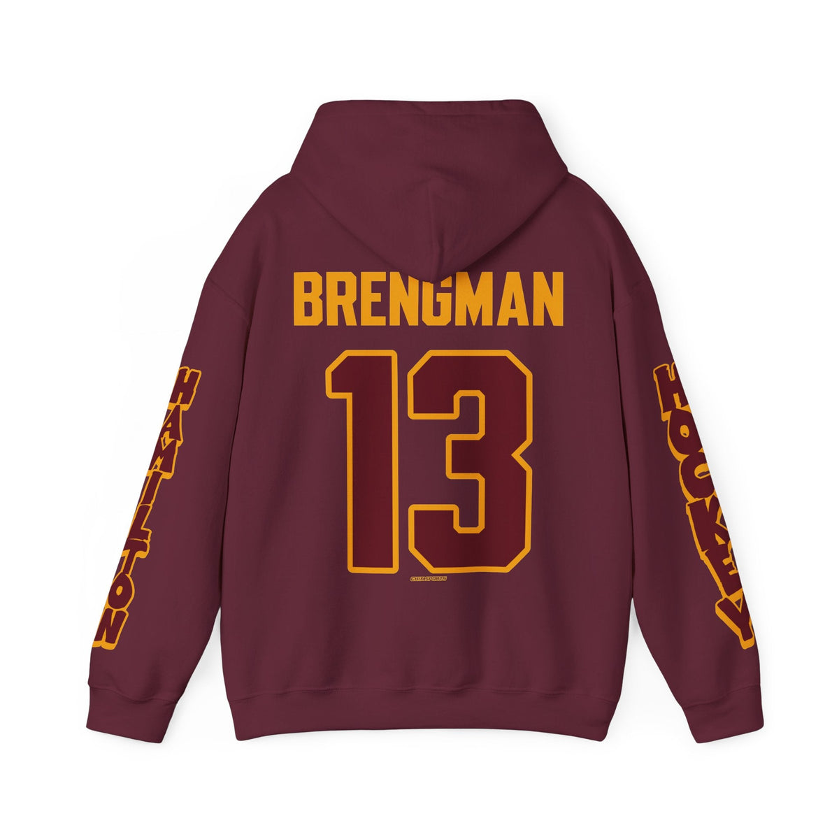 Riley Brengman Hamilton Expansion Unisex Hoodie in Maroon | Chix Sports