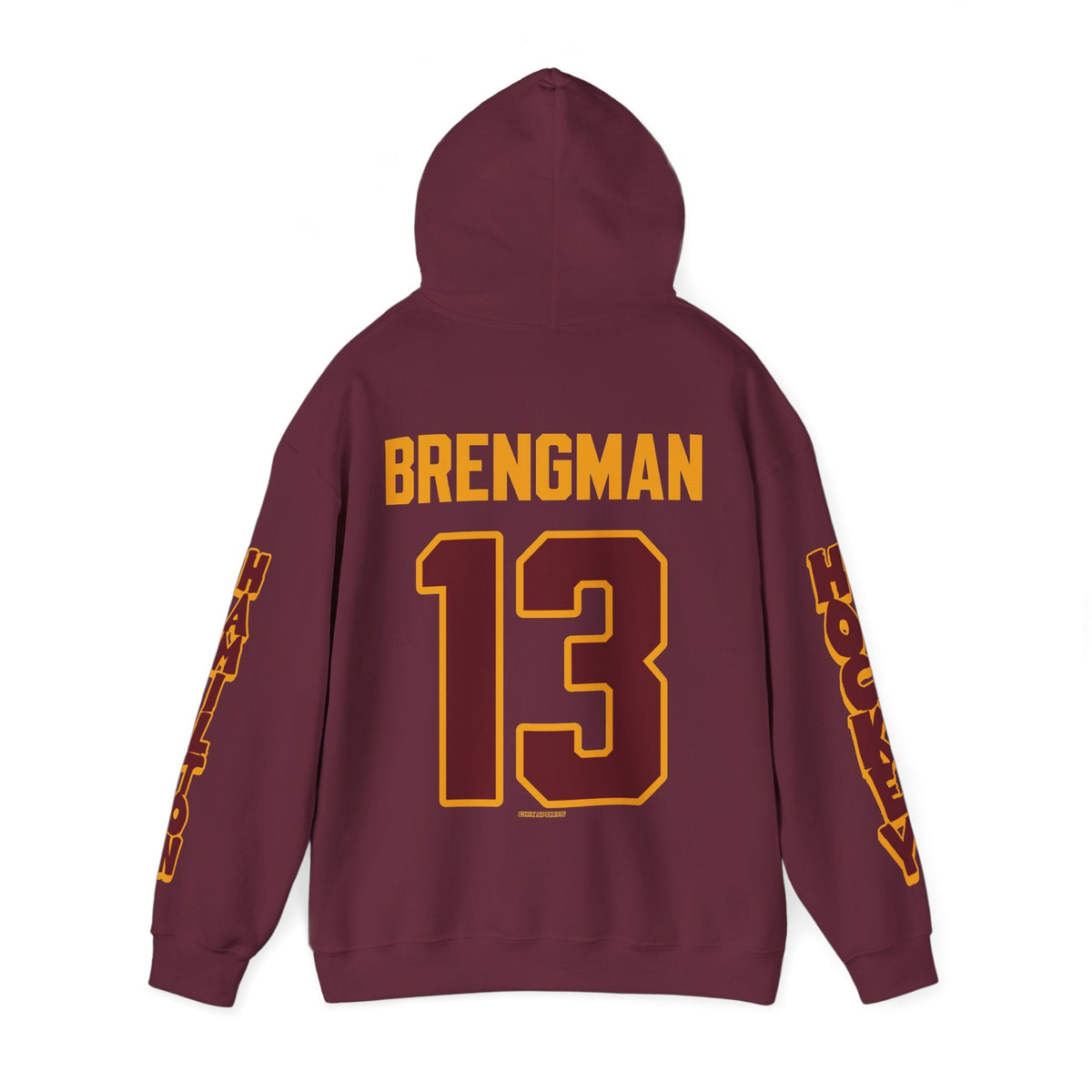 Riley Brengman Hamilton Expansion Unisex Hoodie in Maroon | Chix Sports