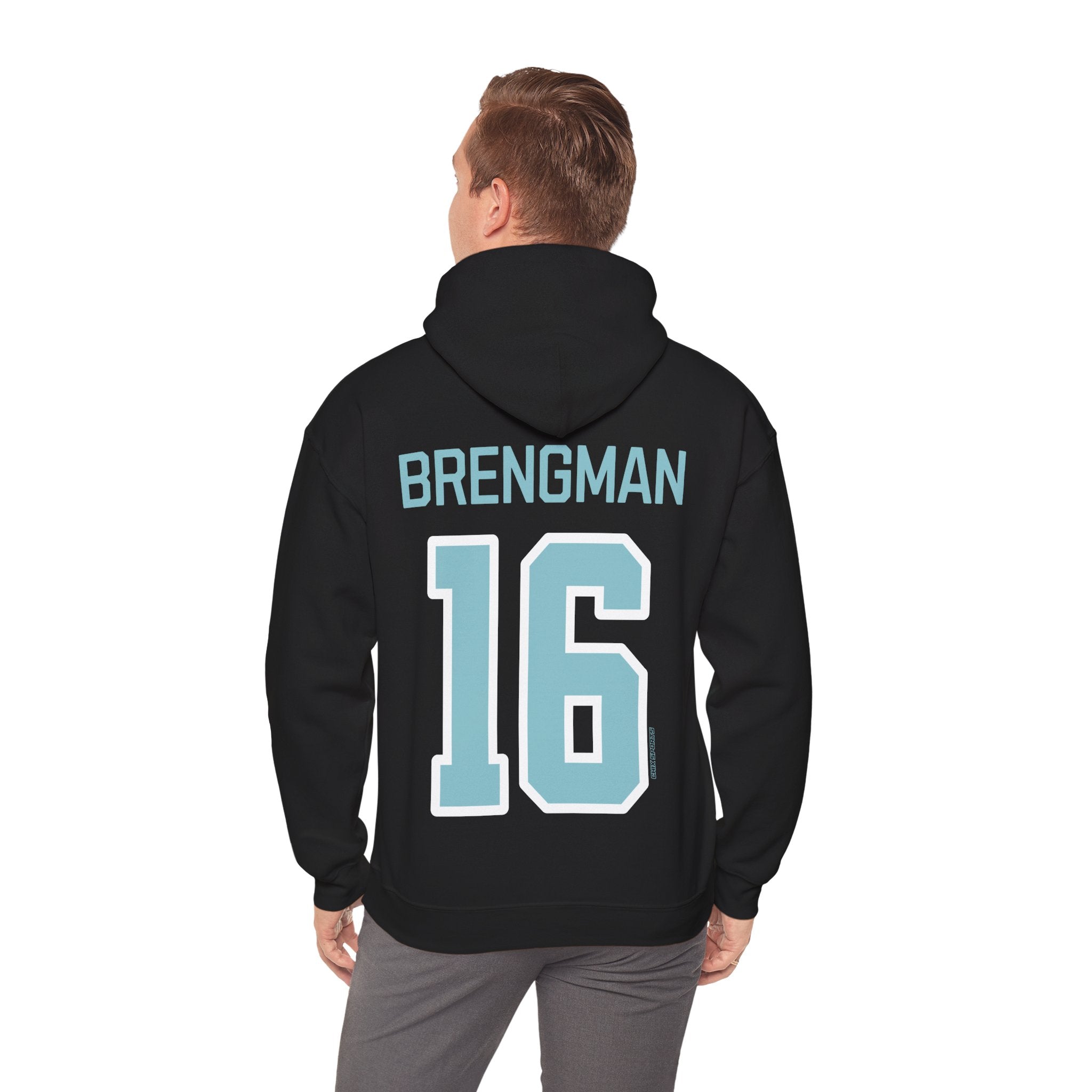 Riley Brengman Unisex Fleet Hoodie - No Sleeve Print | Chix Sports