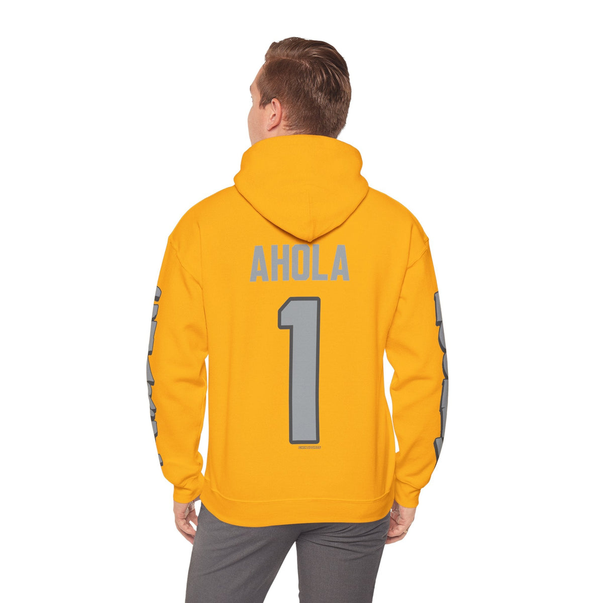 Sanni Ahola Charge Unisex Hoodie in Gold | Chix Sports