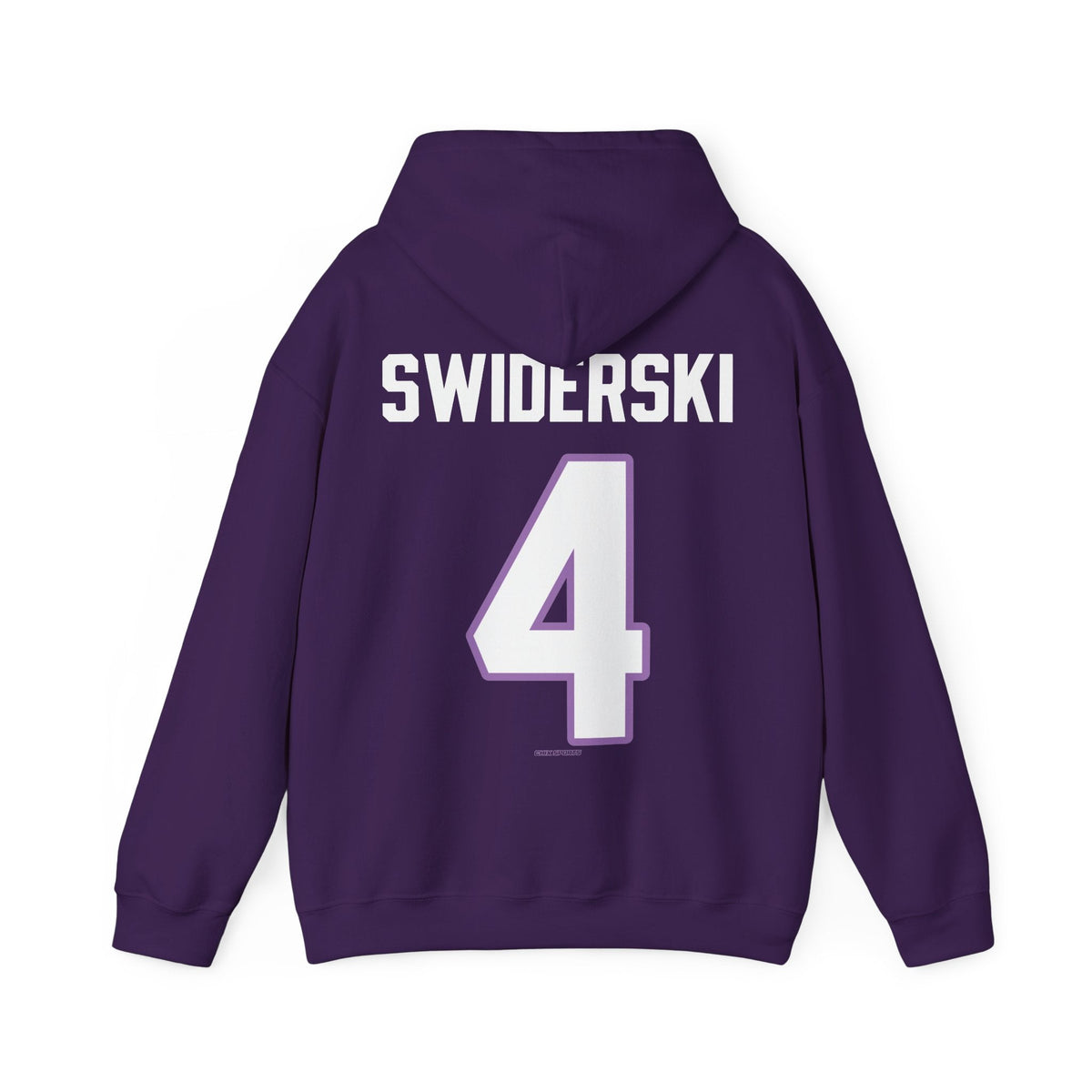 Sara Swiderski Frost Unisex Hoodie in Purple | Chix Sports
