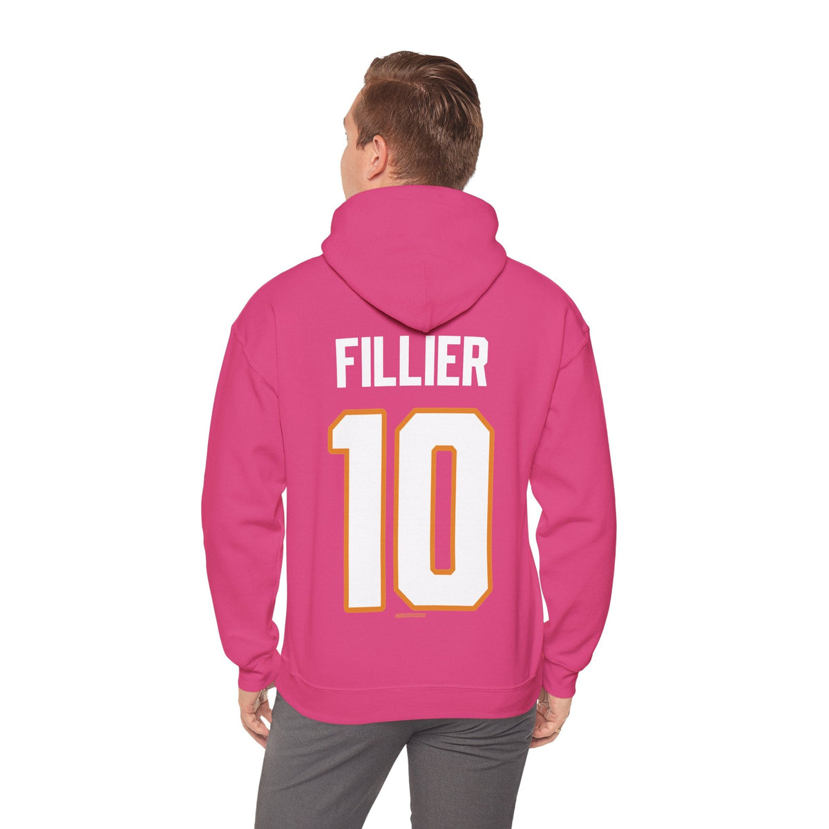 Sarah Fillier Sirens Unisex Hoodie - No Printed Sleeves in Heliconia | Chix Sports