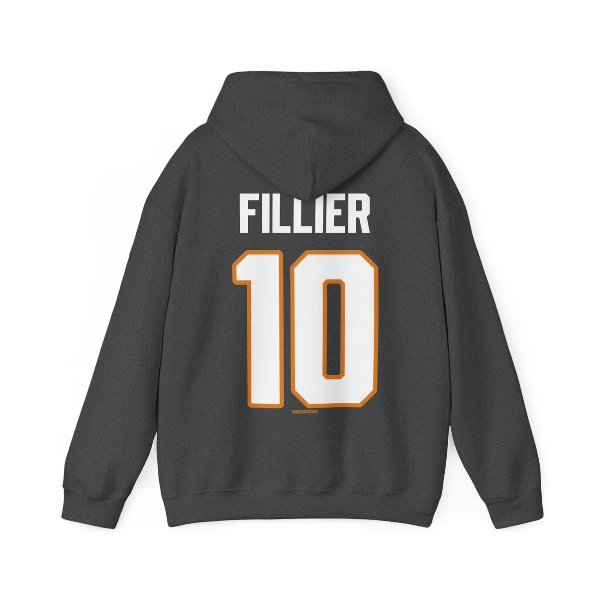 Sarah Fillier Sirens Unisex Hoodie - No Printed Sleeves in Dark Heather | Chix Sports
