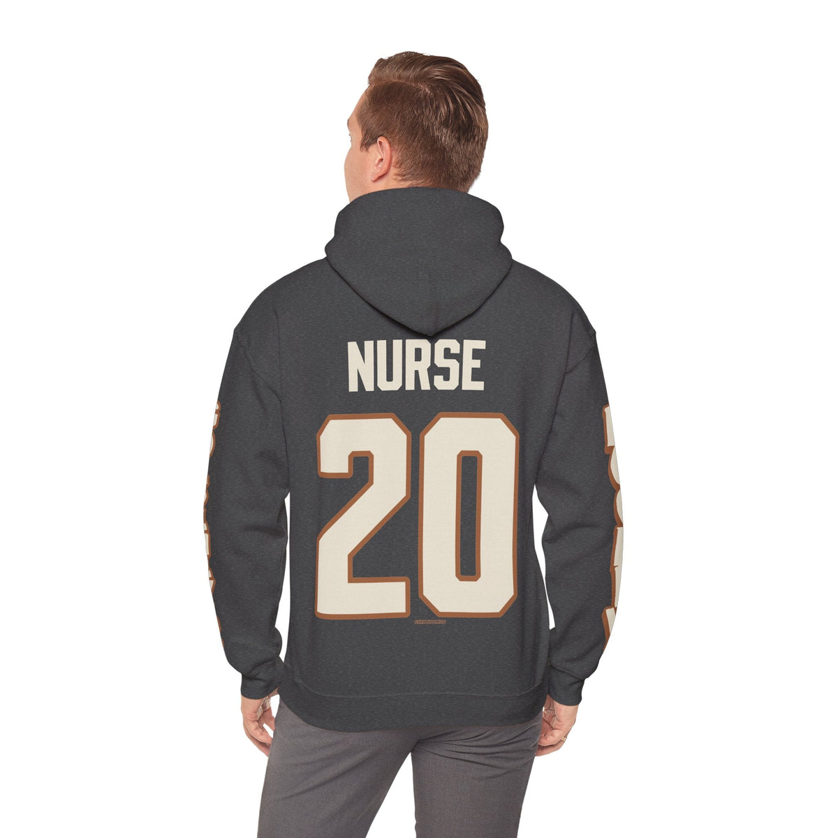 Sarah Nurse Goldeneyes Unisex Hoodie in Dark Heather | Chix Sports