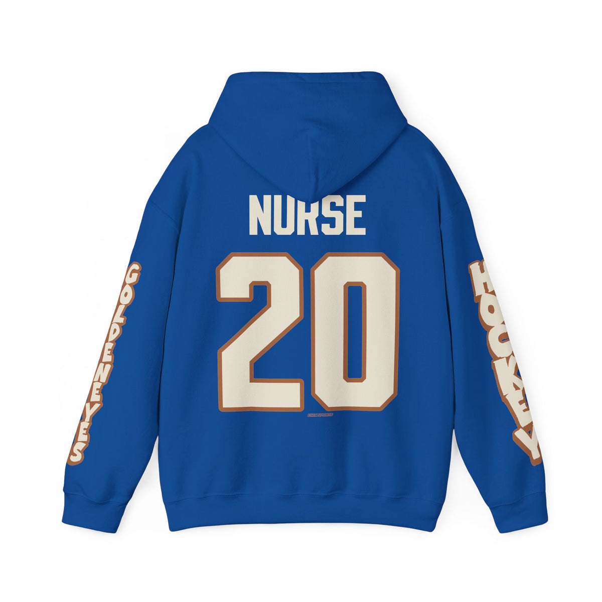 Sarah Nurse Goldeneyes Unisex Hoodie in Royal | Chix Sports