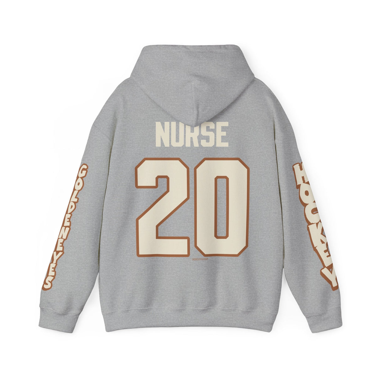 Sarah Nurse Goldeneyes Unisex Hoodie in Sport Grey | Chix Sports