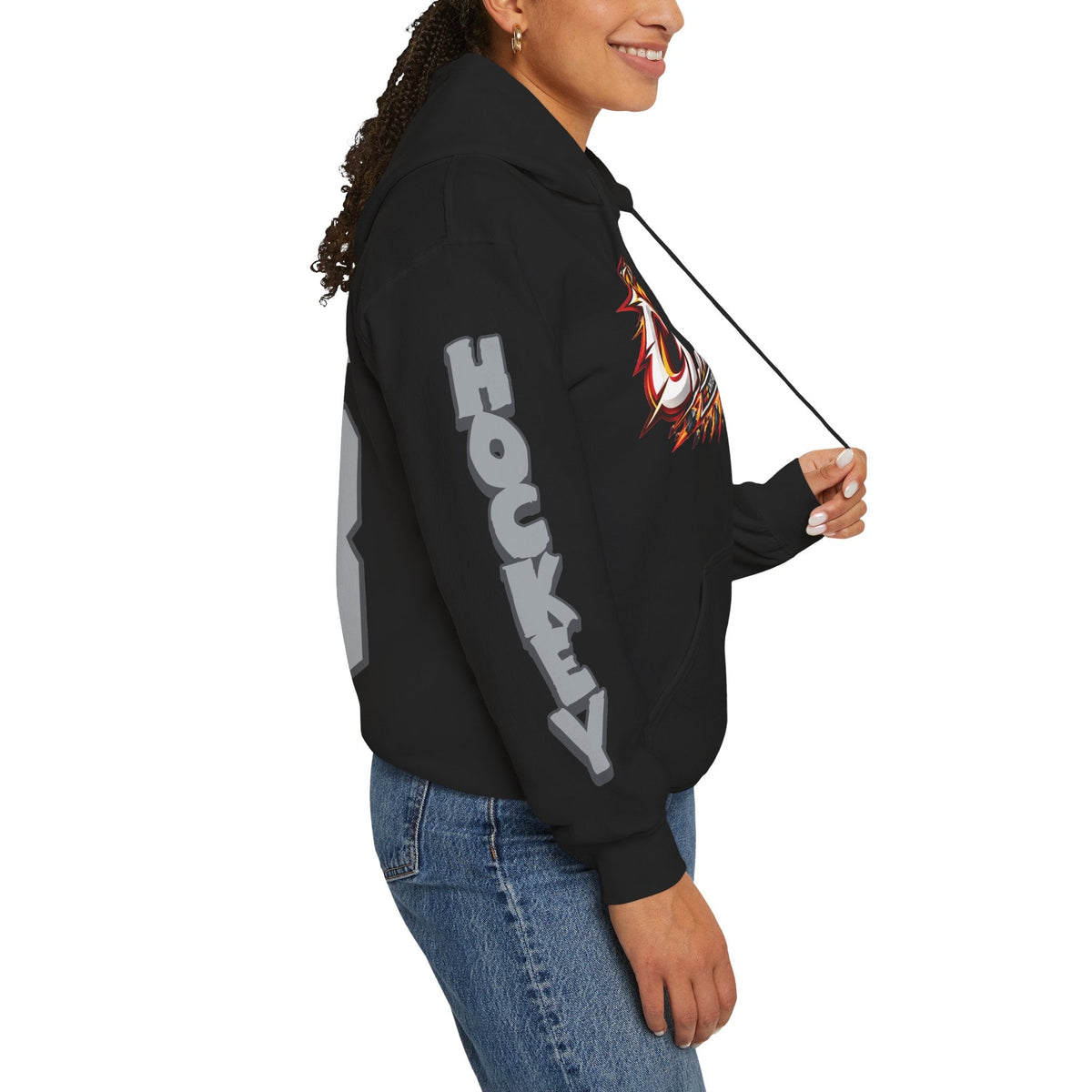 Sarah Wozniewicz Charge Unisex Hoodie in Gold | Chix Sports