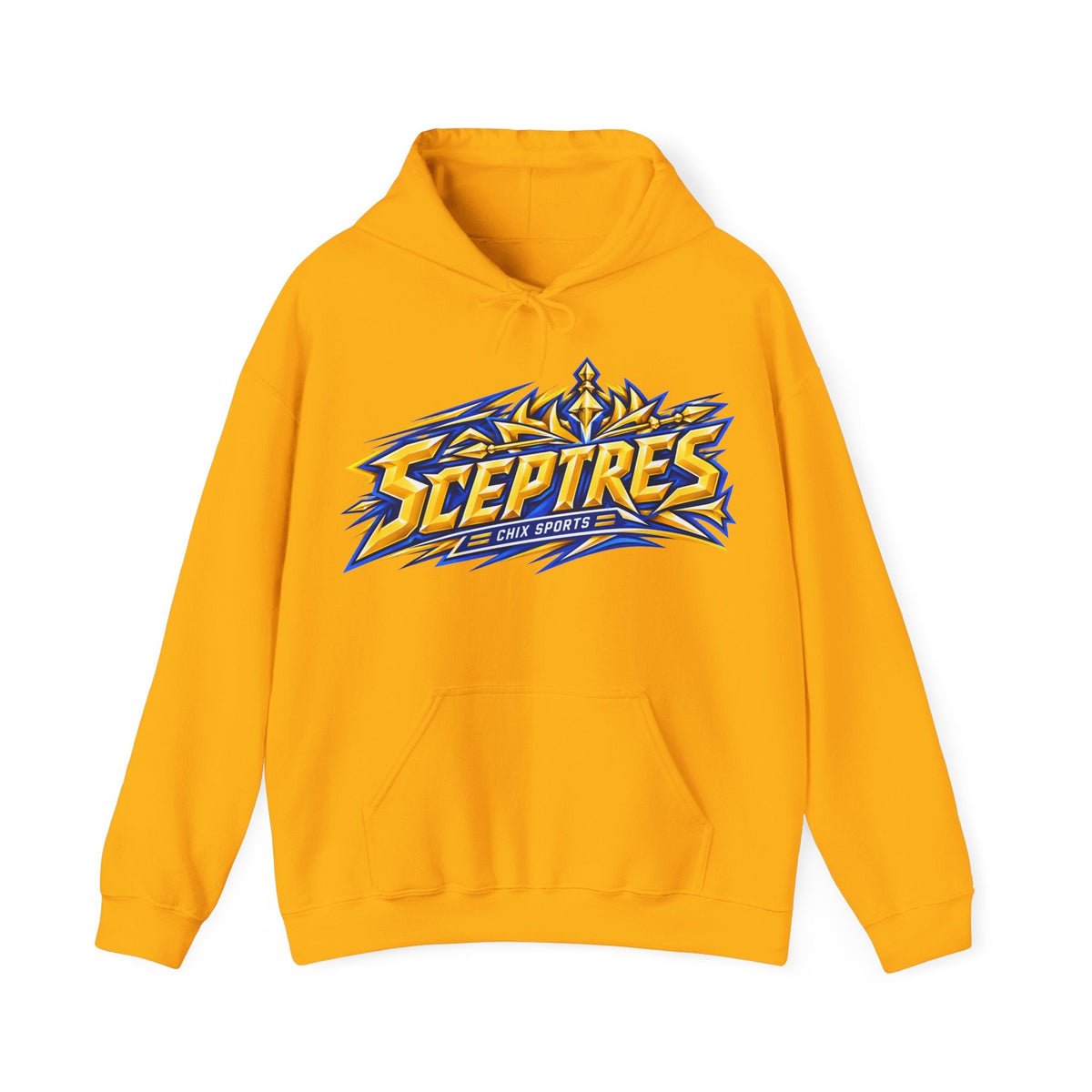 Sceptres Women's Hockey Unisex Royalty Hoodie in Gold | Chix Sports