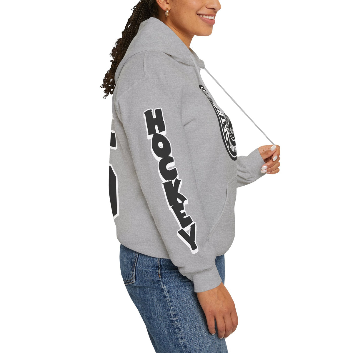 Sena Catterall Detroit Hockey Club Unisex Hoodie in Red | Chix Sports