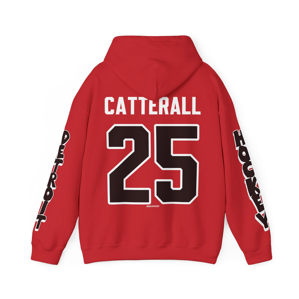 Sena Catterall Detroit Hockey Club Unisex Hoodie in Red | Chix Sports