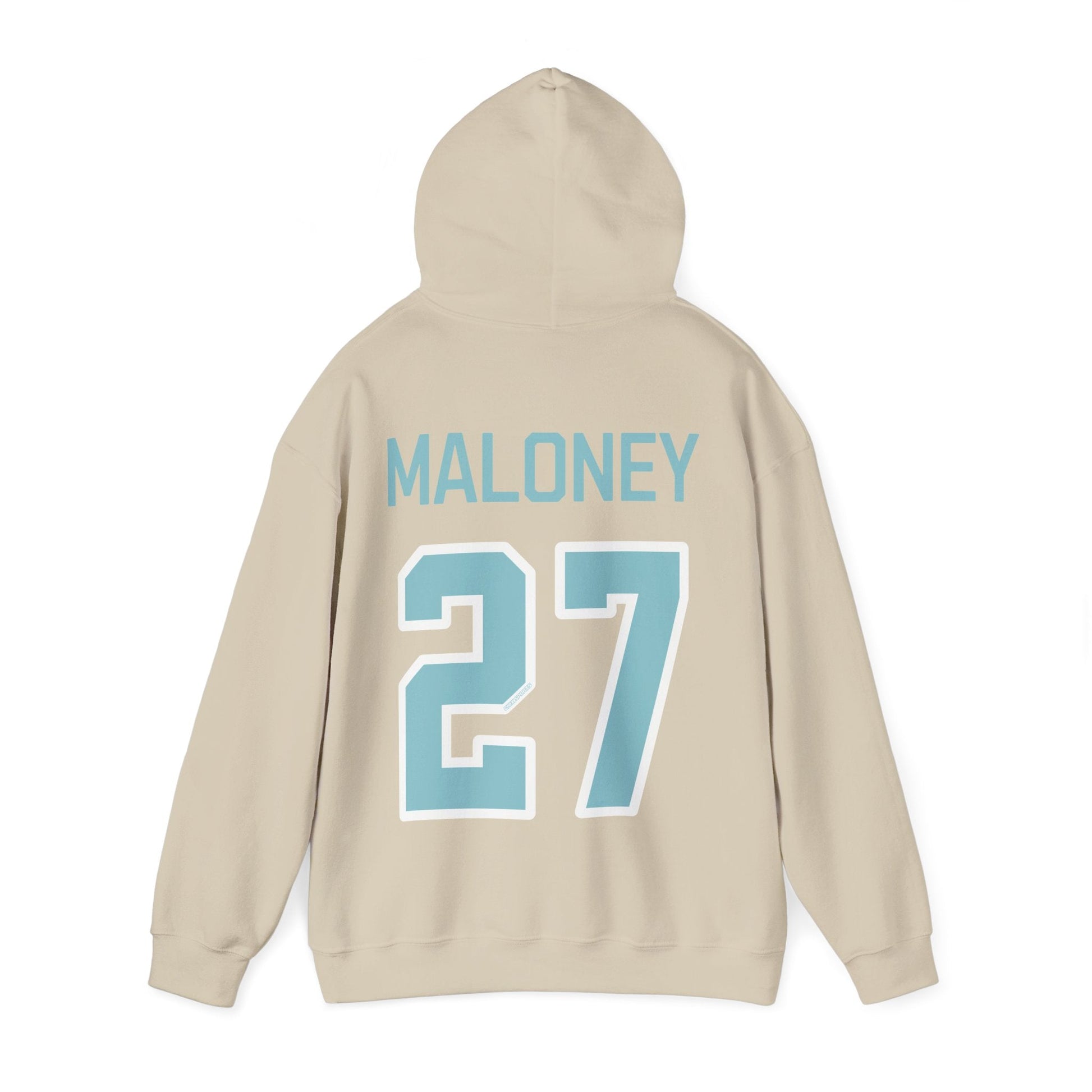 Shay Maloney 27 Heavy Fleet Hoodie - No Sleeve Print | Chix Sports