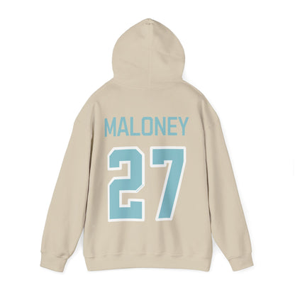 Shay Maloney 27 Heavy Fleet Hoodie - No Sleeve Print | Chix Sports