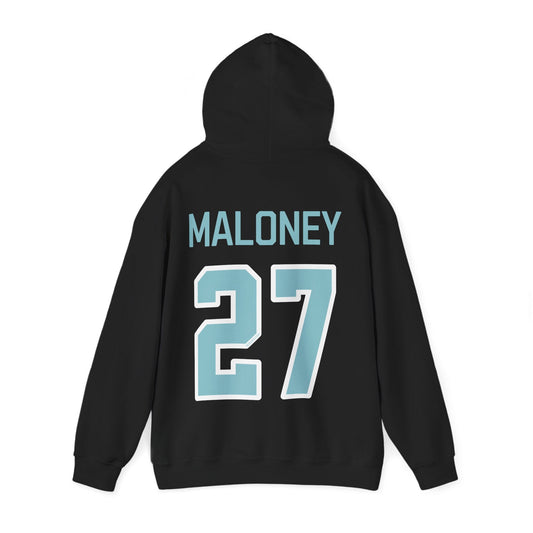 Shay Maloney 27 Heavy Fleet Hoodie - No Sleeve Print | Chix Sports