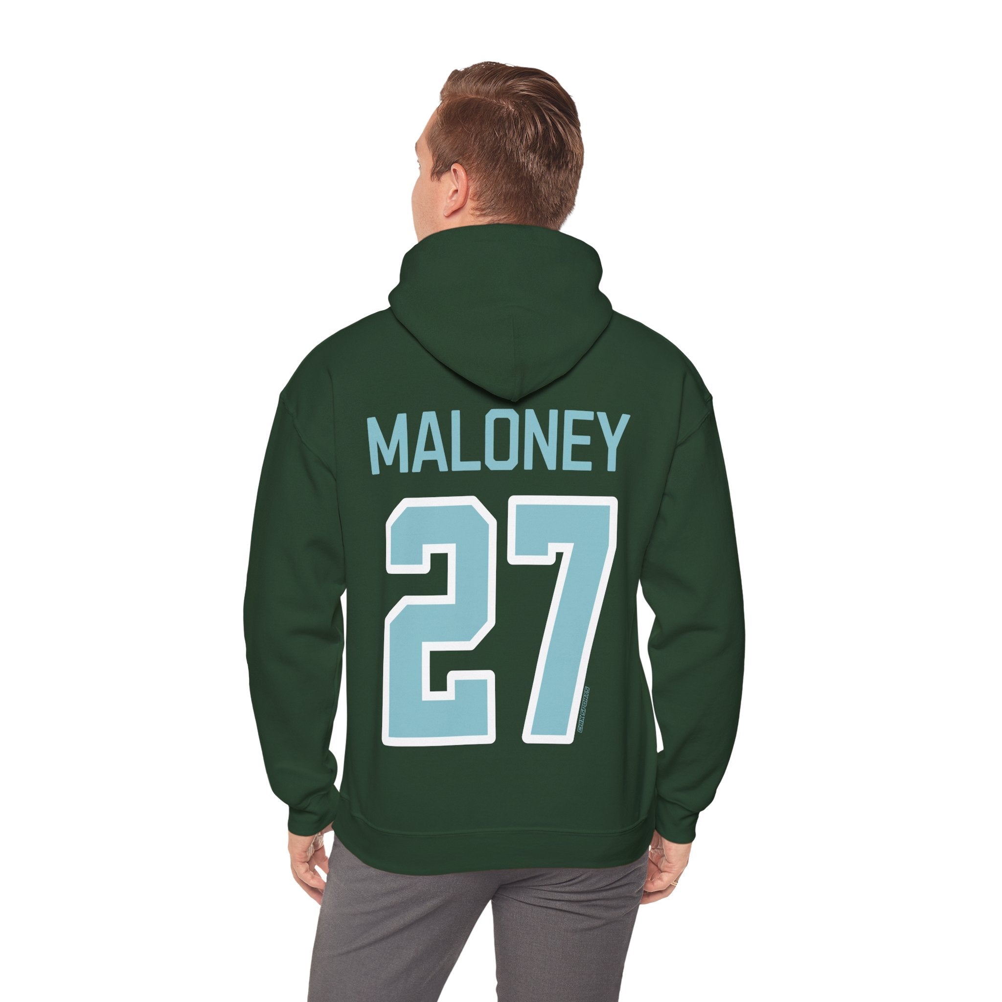 Shay Maloney 27 Unisex Fleet Hoodie - No Sleeve Print | Chix Sports