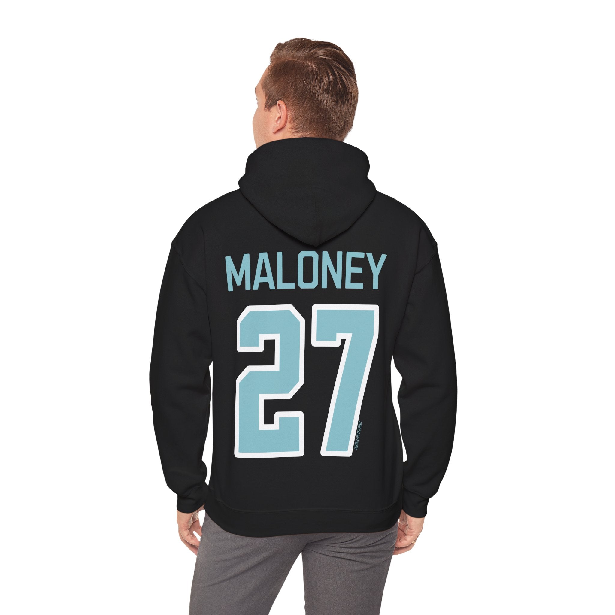 Shay Maloney 27 Unisex Fleet Hoodie - No Sleeve Print | Chix Sports