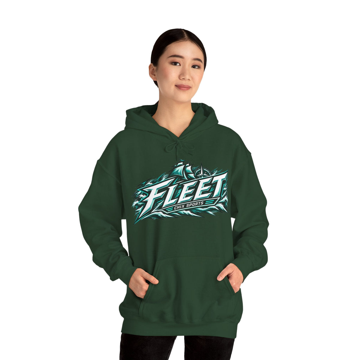Shay Maloney Unisex Fleet Hoodie in Heliconia | Chix Sports