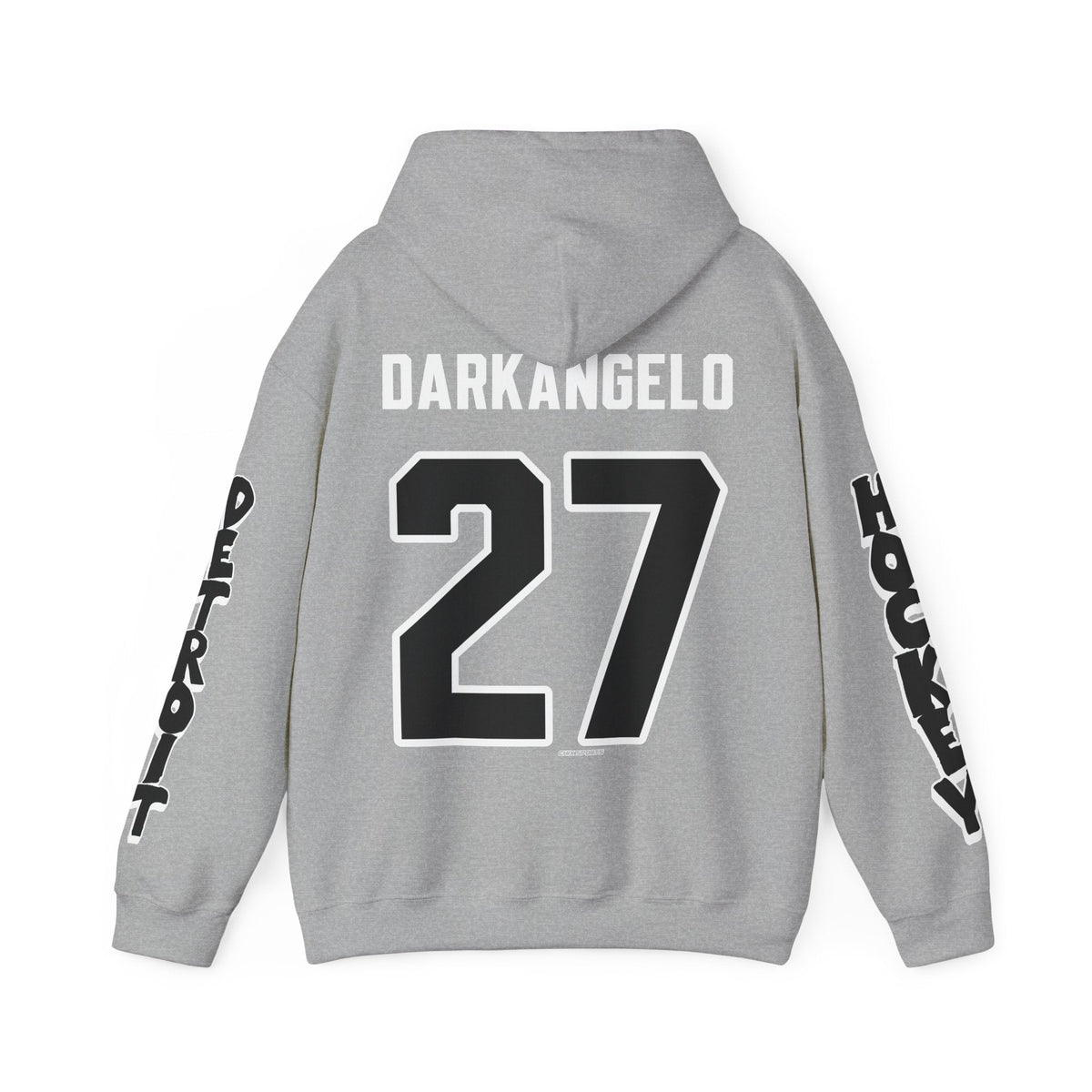 Shiann Darkangelo Detroit Hockey Club Unisex Hoodie in Sport Grey | Chix Sports