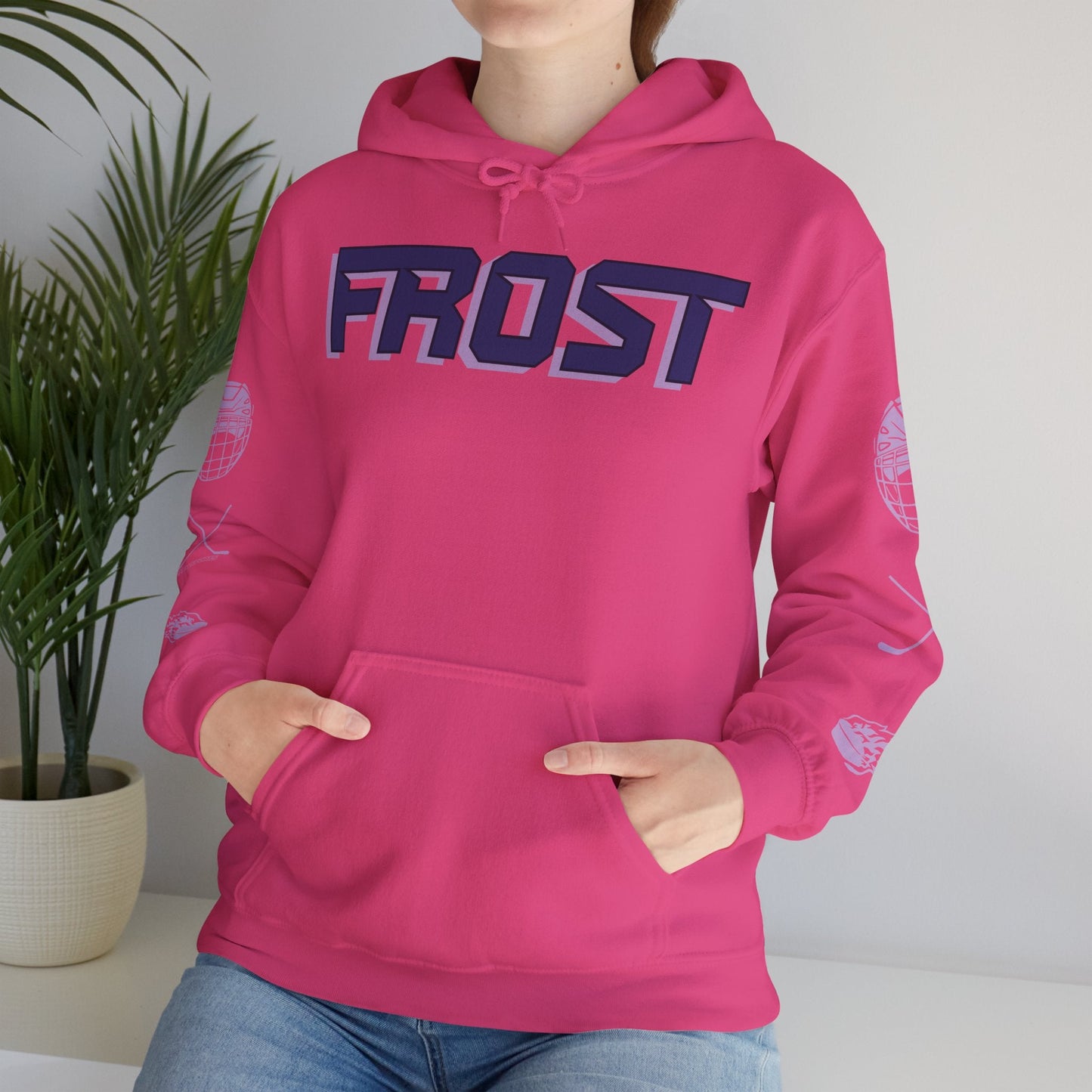 Sidney Morin 5 Frost Hockey Heavy Hoodie | Chix Sports