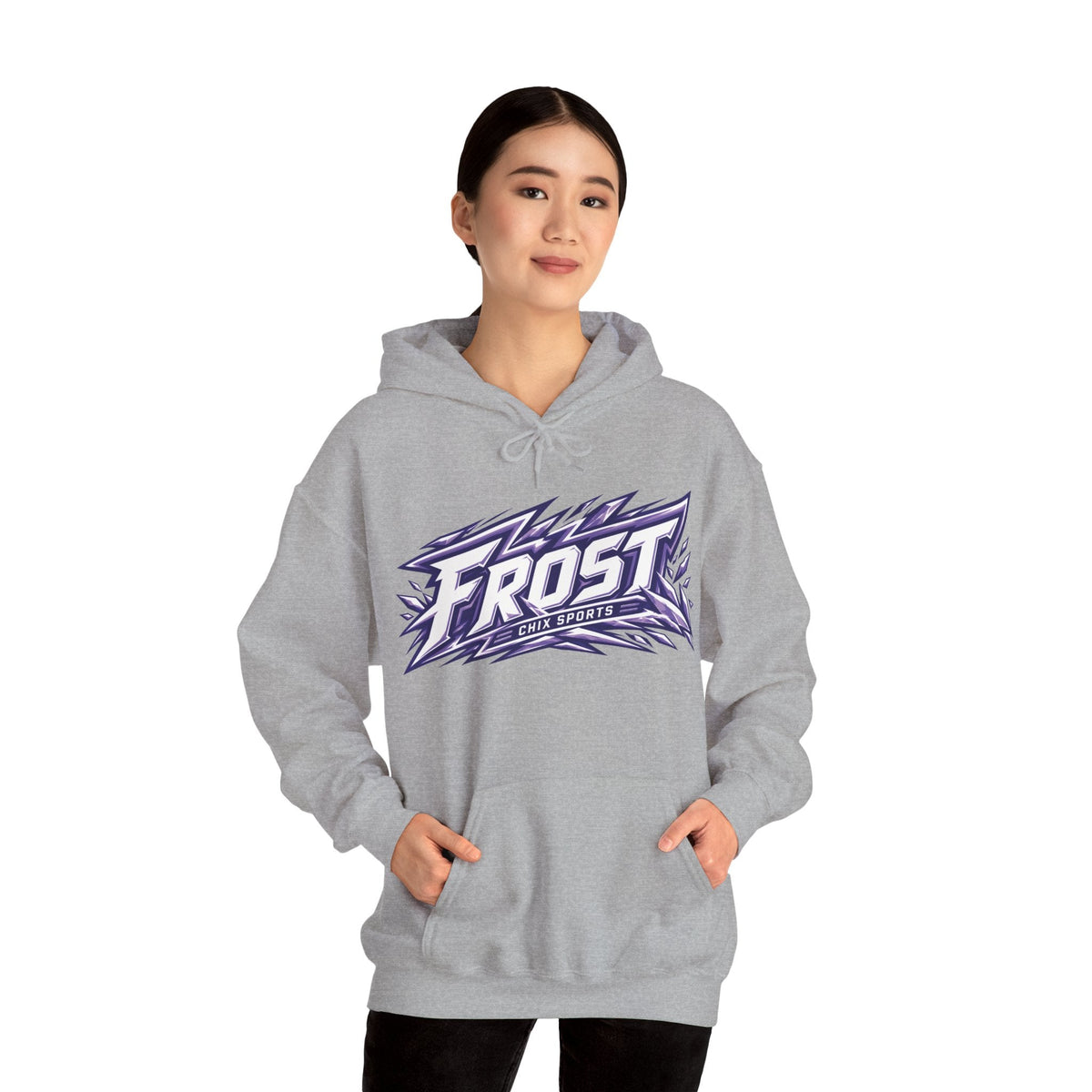 Sidney Morin 5 Frost Unisex Hoodie (no sleeve print) in Sand | Chix Sports