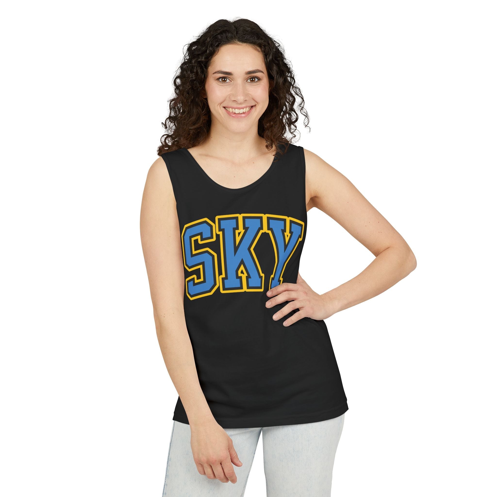 Sky Arch Basketball Unisex Tank Top | Chix Sports