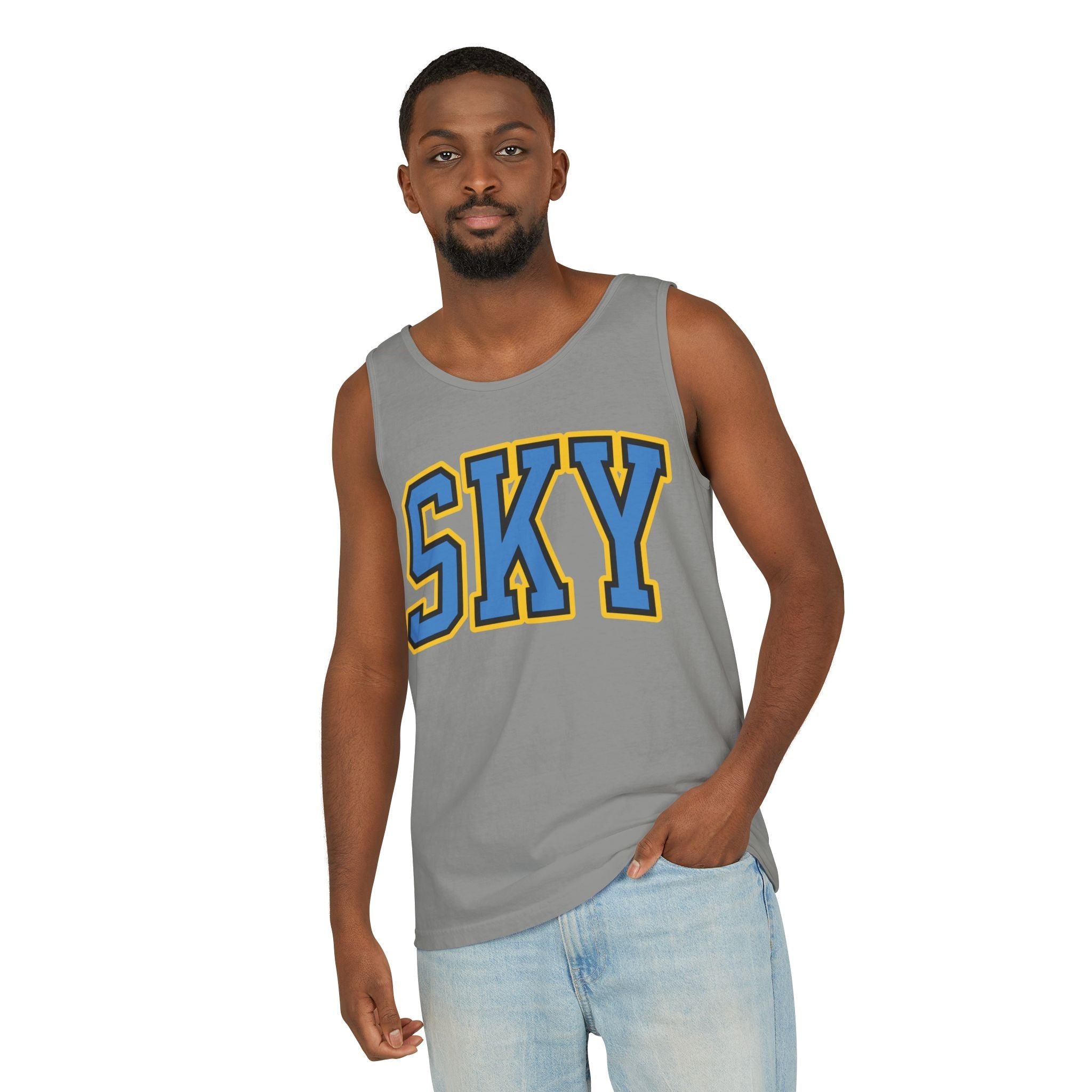 Sky Arch Basketball Unisex Tank Top | Chix Sports