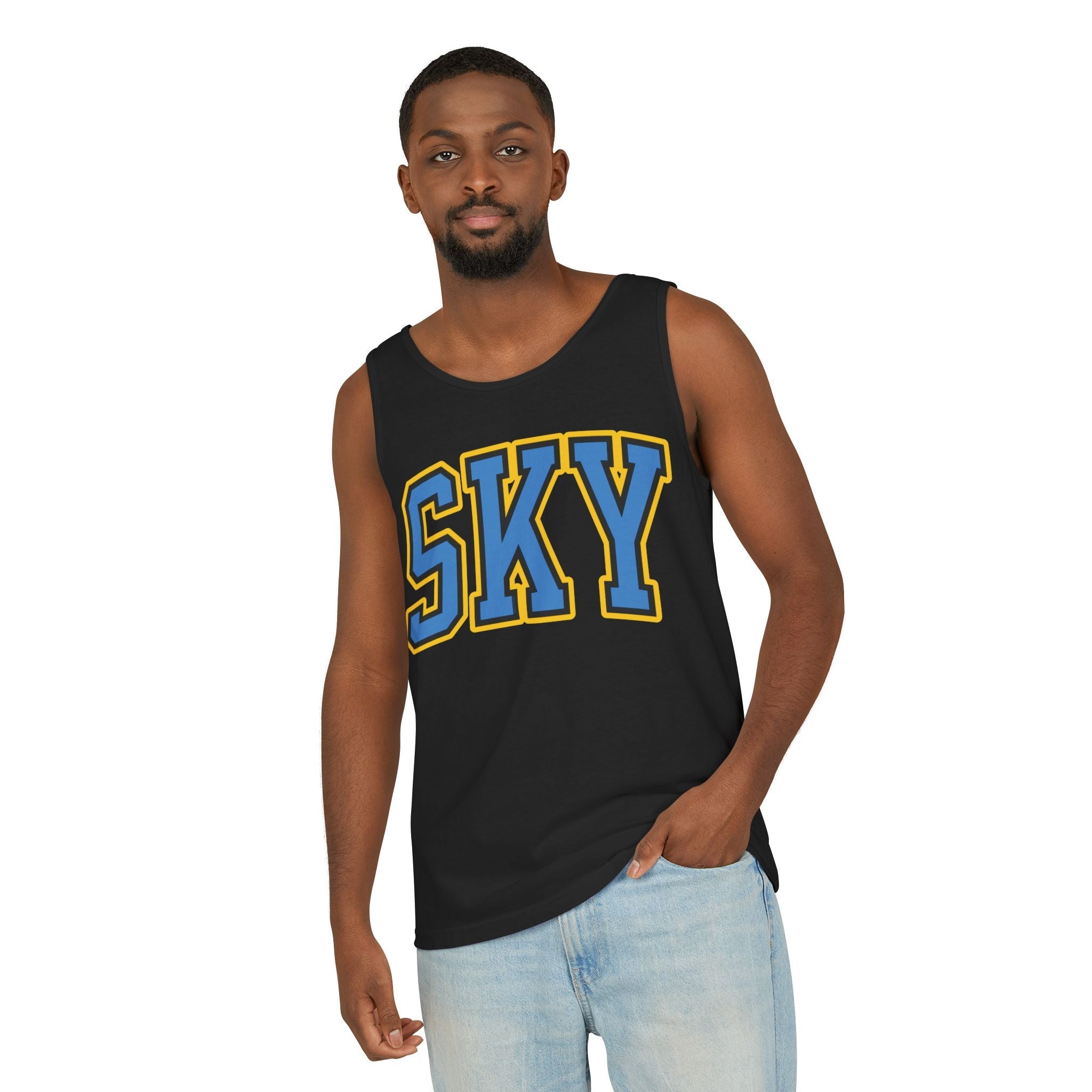 Sky Arch Basketball Unisex Tank Top | Chix Sports