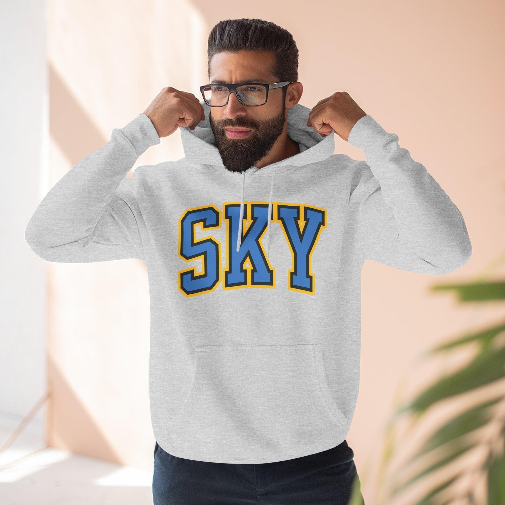 Sky Arch Premium Basketball Hoodie | Chix Sports