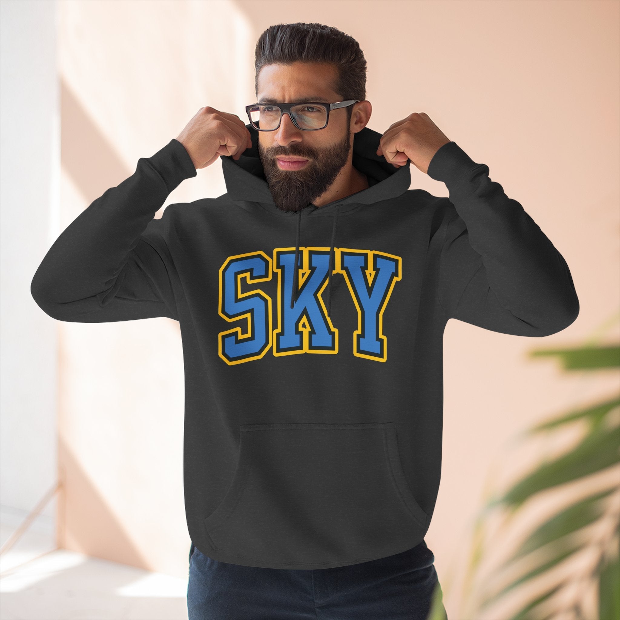 Sky Arch Premium Basketball Hoodie | Chix Sports