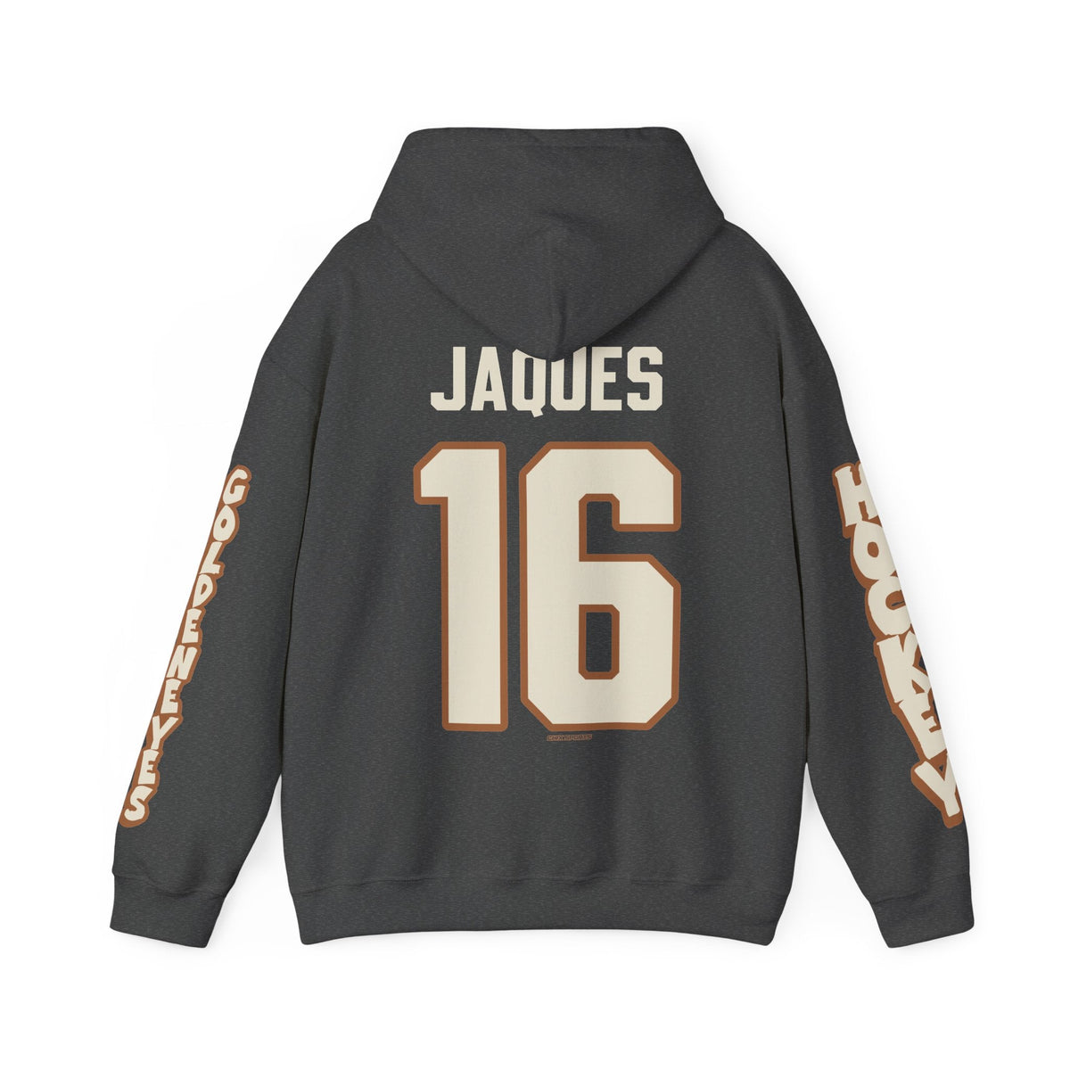 Sophie Jaques Goldeneyes Unisex Hoodie in Dark Heather | Chix Sports