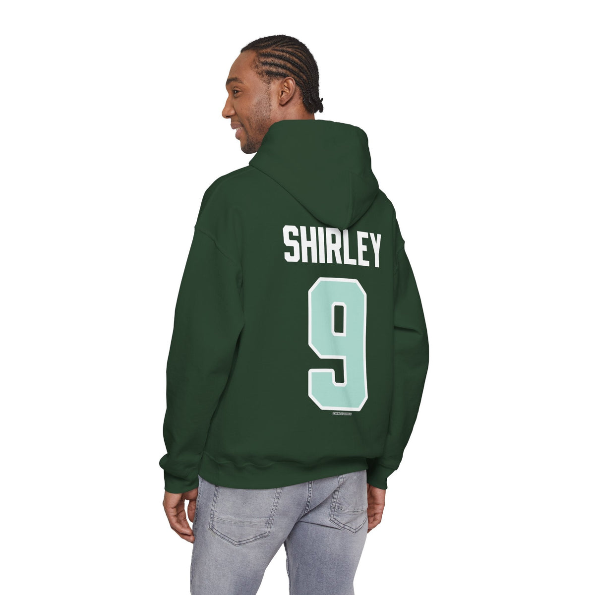 Sophie Shirley Unisex Fleet Hoodie in Dark Heather | Chix Sports
