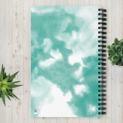 Hooper Teal Spiral notebook