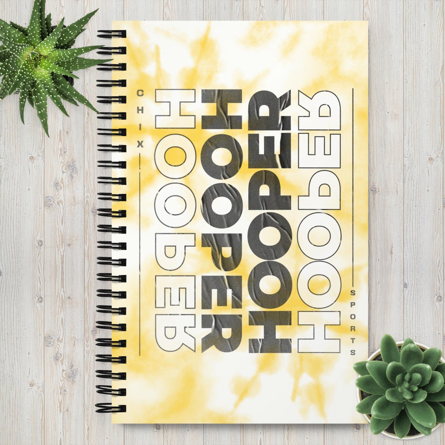 Hooper Yellow Gold Spiral notebook