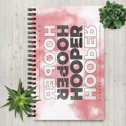 Hooper Rose Spiral Notebook