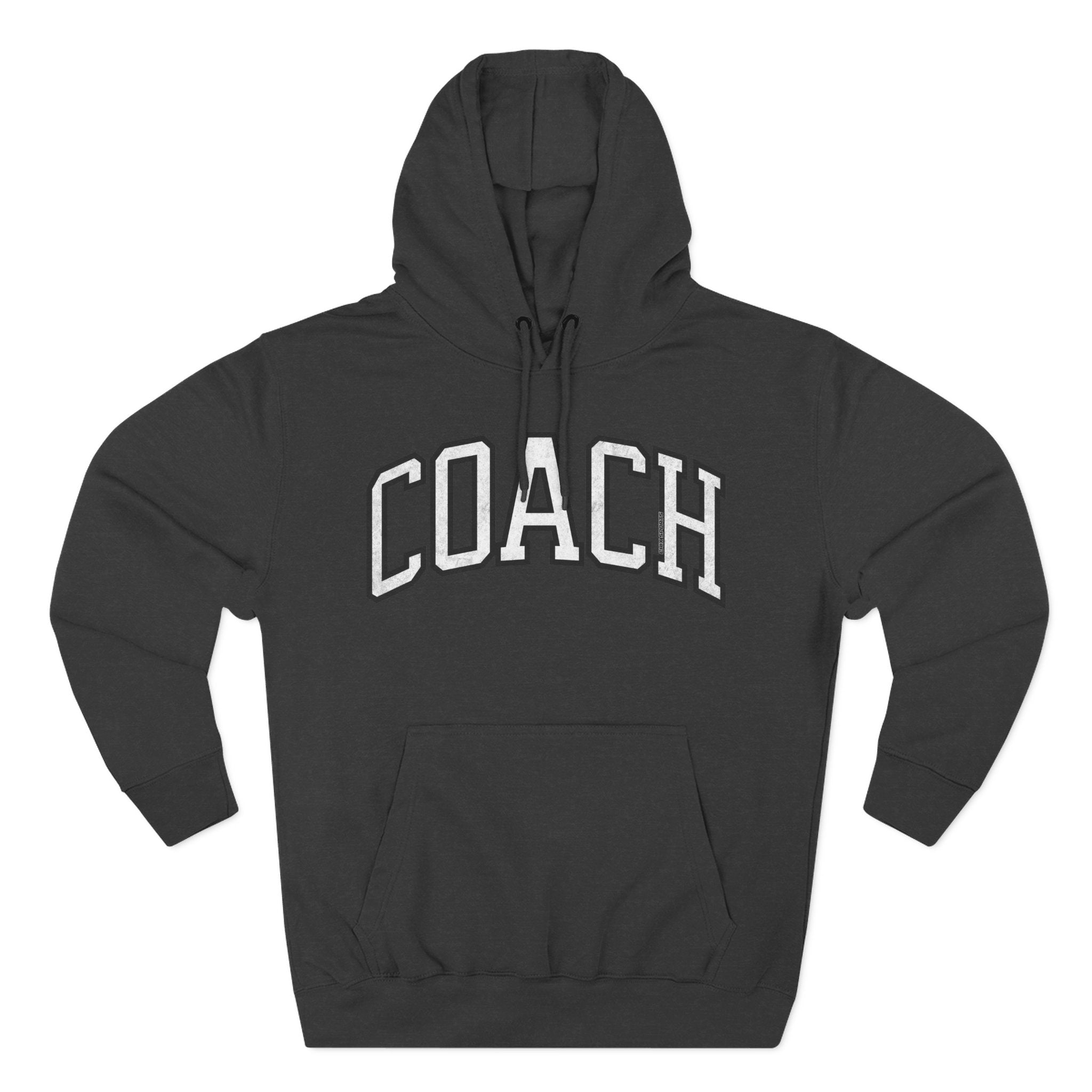 Sports Coach Premium Hoodie Vintage Print | Chix Sports