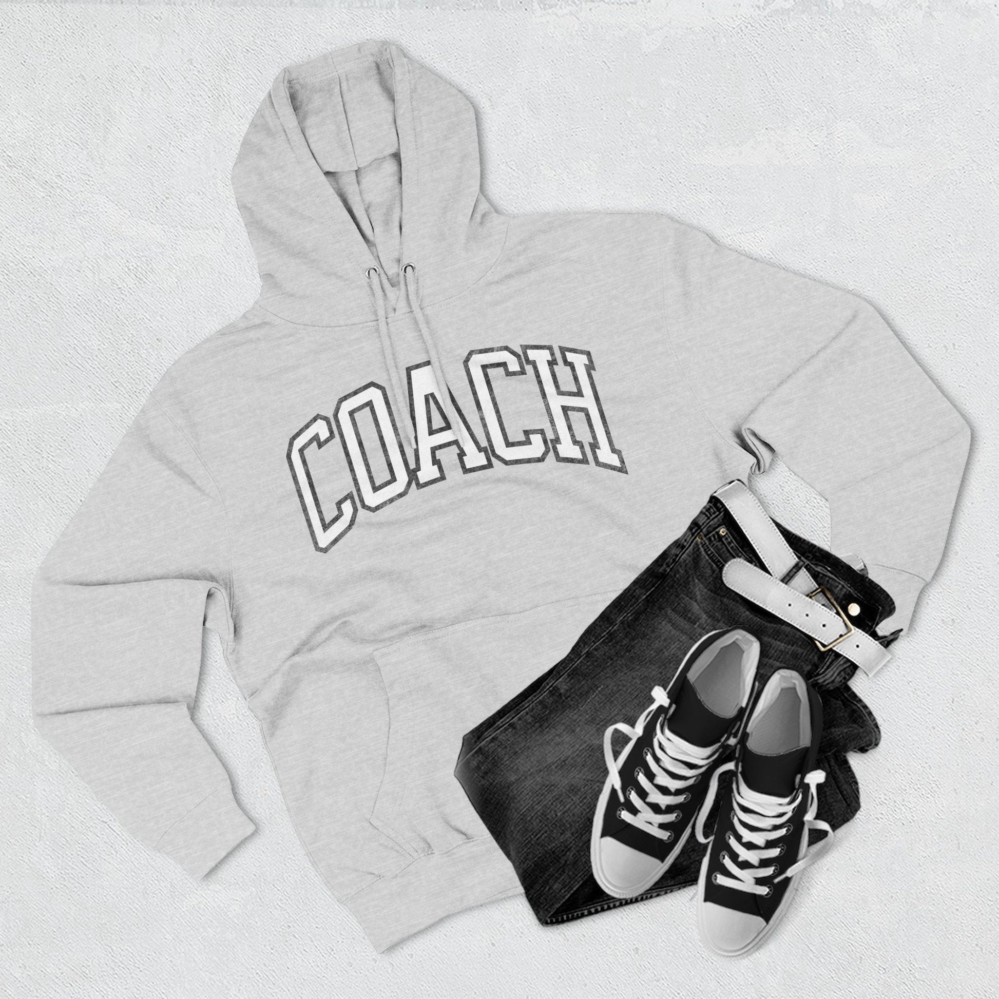 Sports Coach Premium Hoodie Vintage Print | Chix Sports