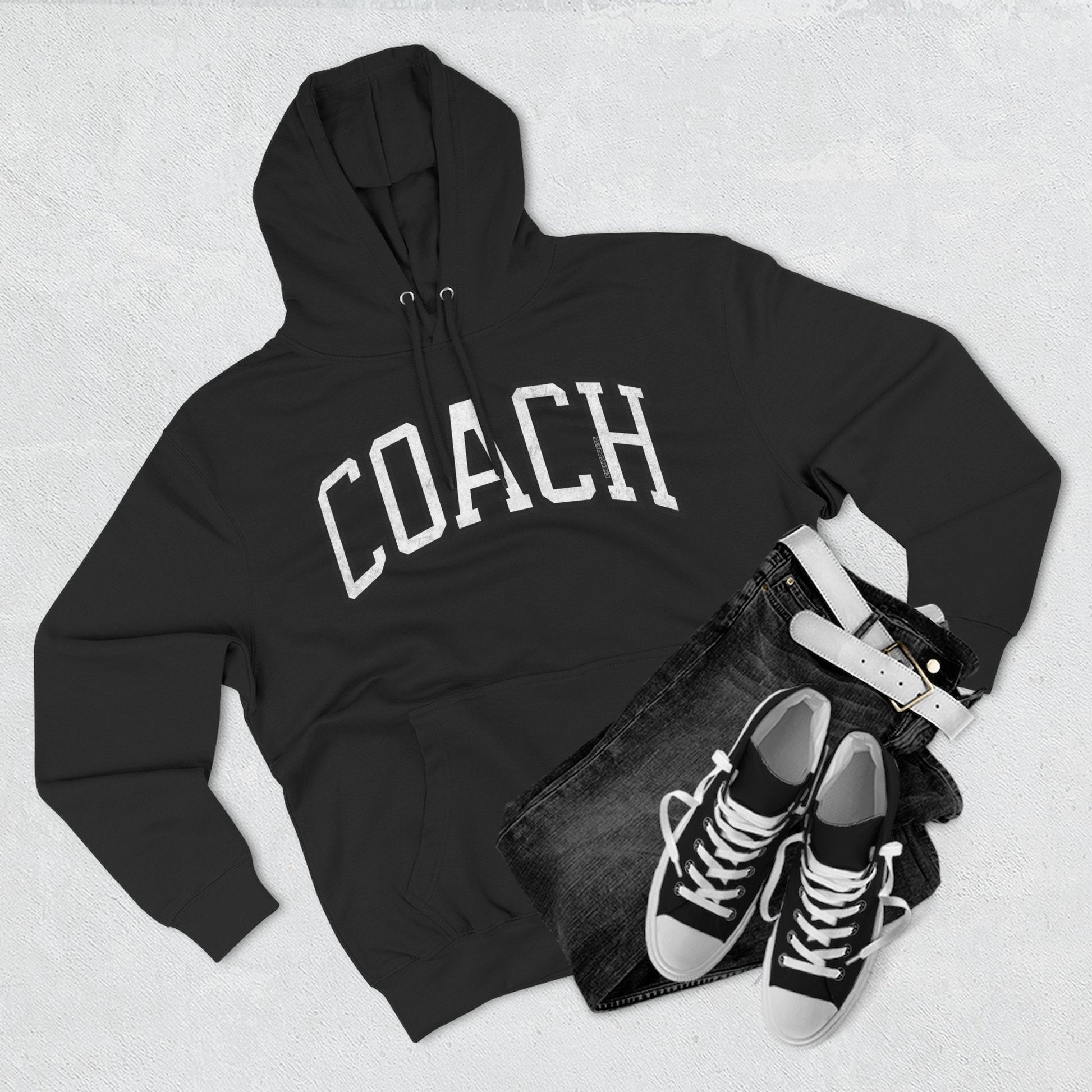 Sports Coach Premium Hoodie Vintage Print | Chix Sports