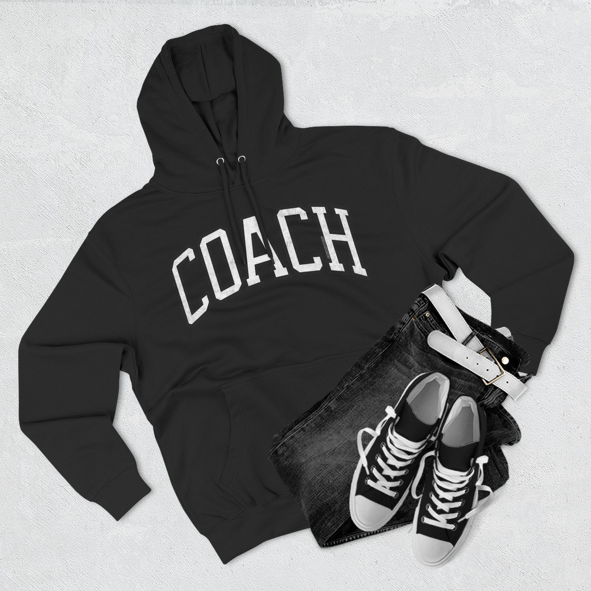 Sports Coach Premium Hoodie Vintage Print | Chix Sports