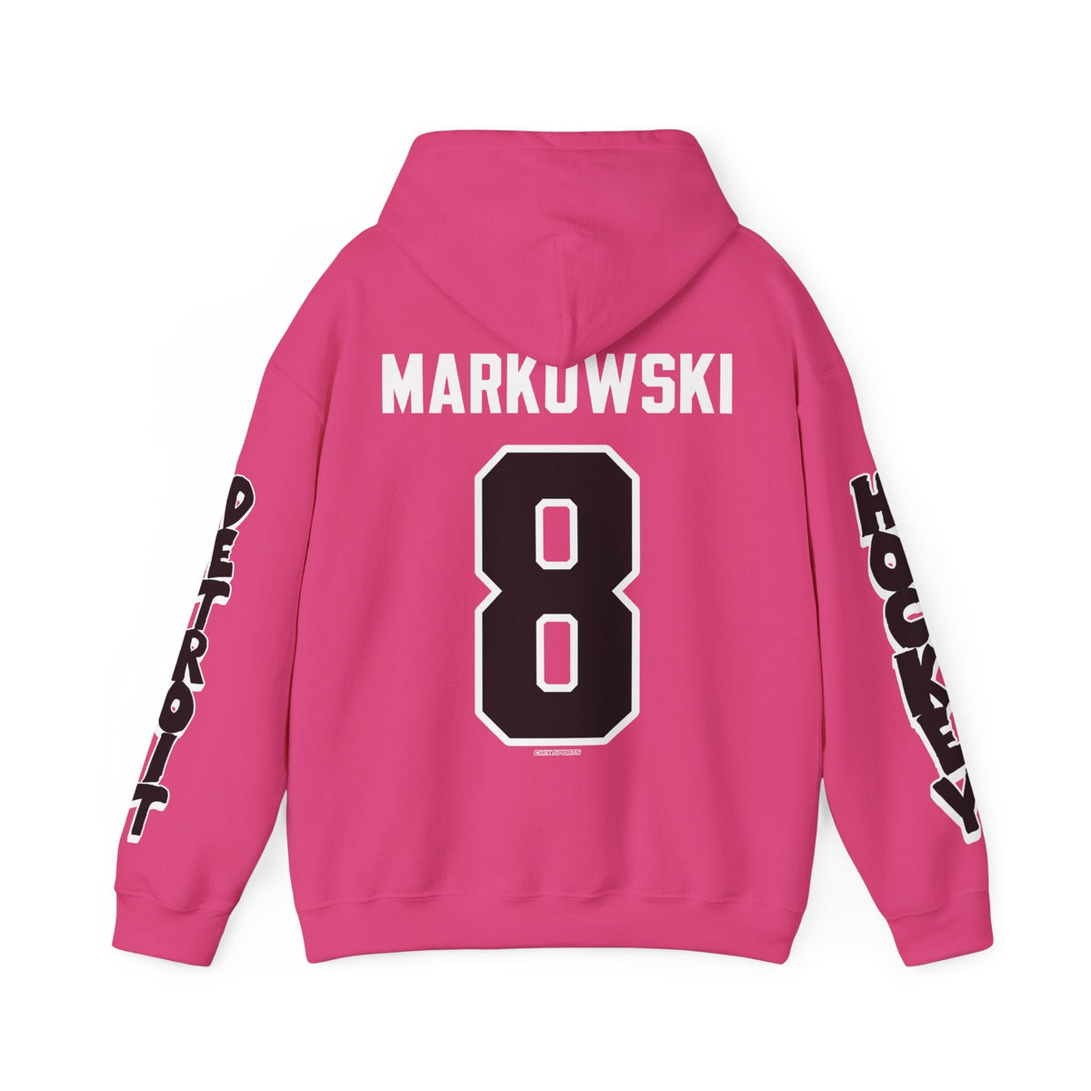 Stephanie Markowski Detroit Hockey Club Unisex Hoodie in Heliconia | Chix Sports