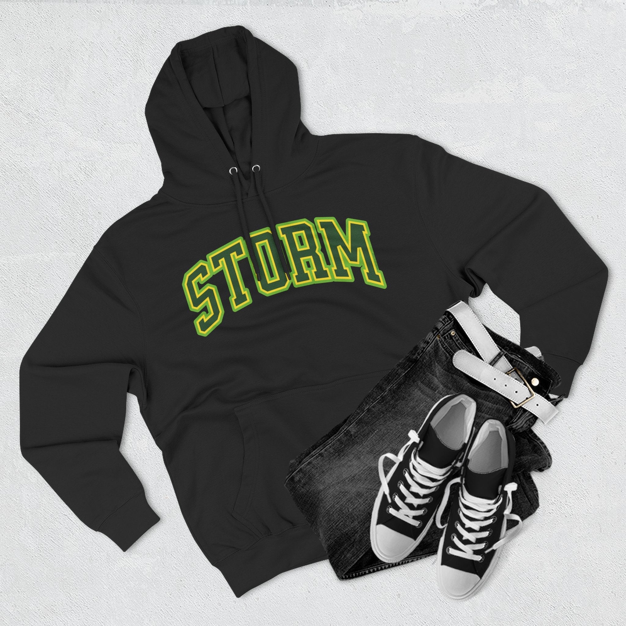 Storm Arch Premium Basketball Hoodie | Chix Sports