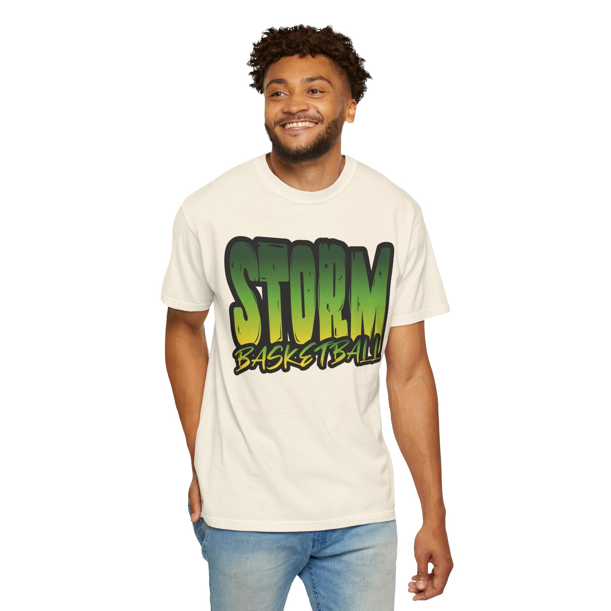 Storm Basketball Fade Unisex Premium Shirt | Chix Sports