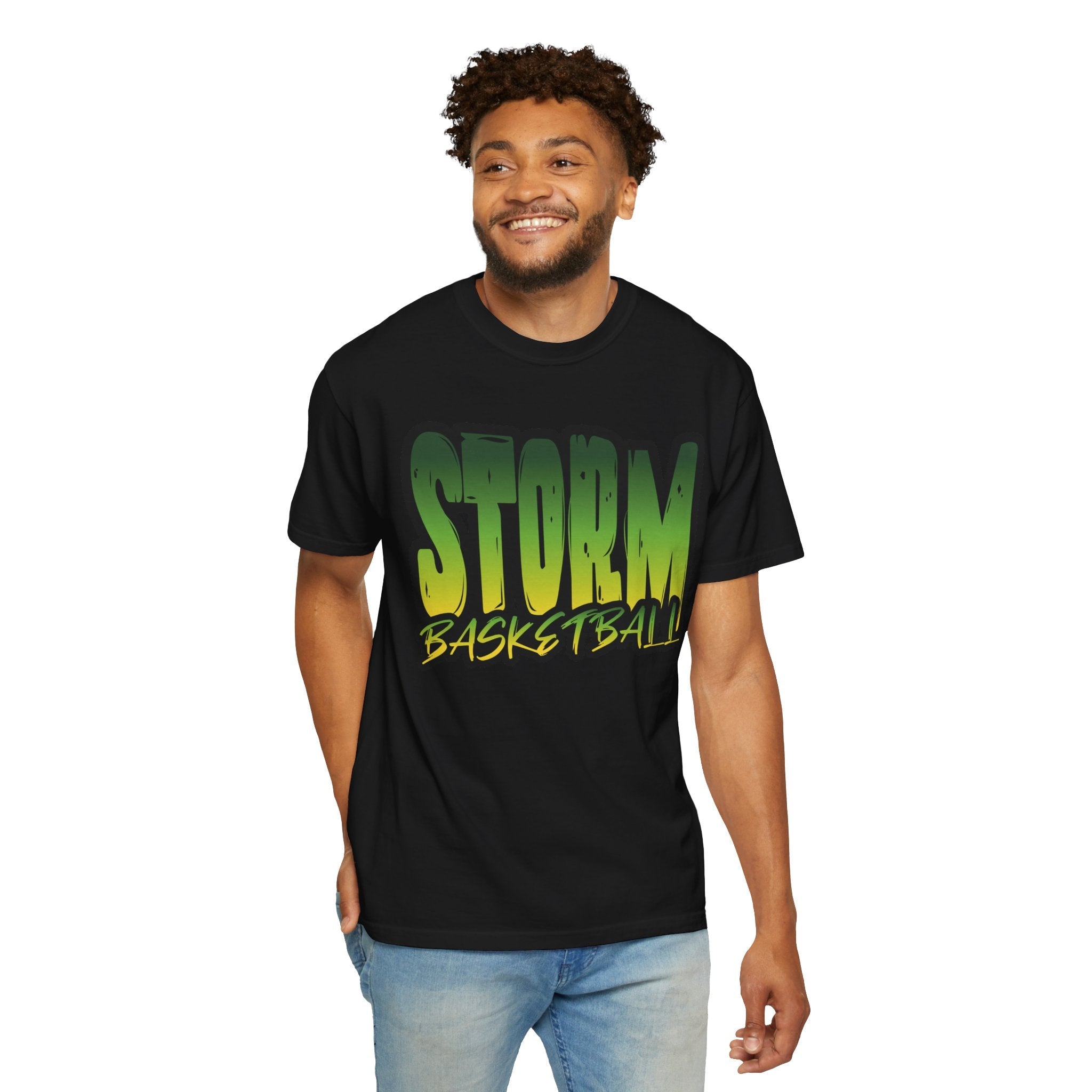 Storm Basketball Fade Unisex Premium Shirt | Chix Sports
