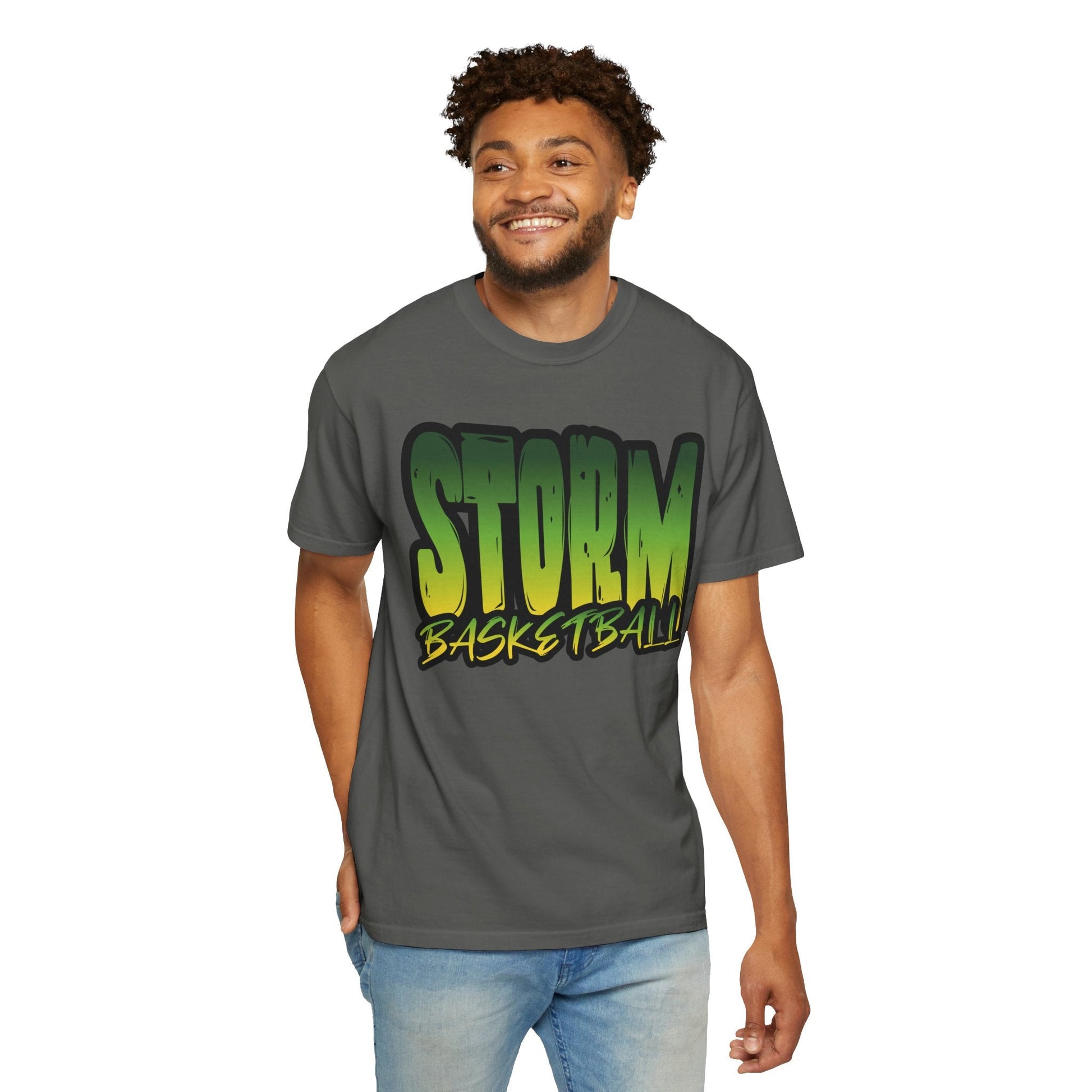 Storm Basketball Fade Unisex Premium Shirt | Chix Sports