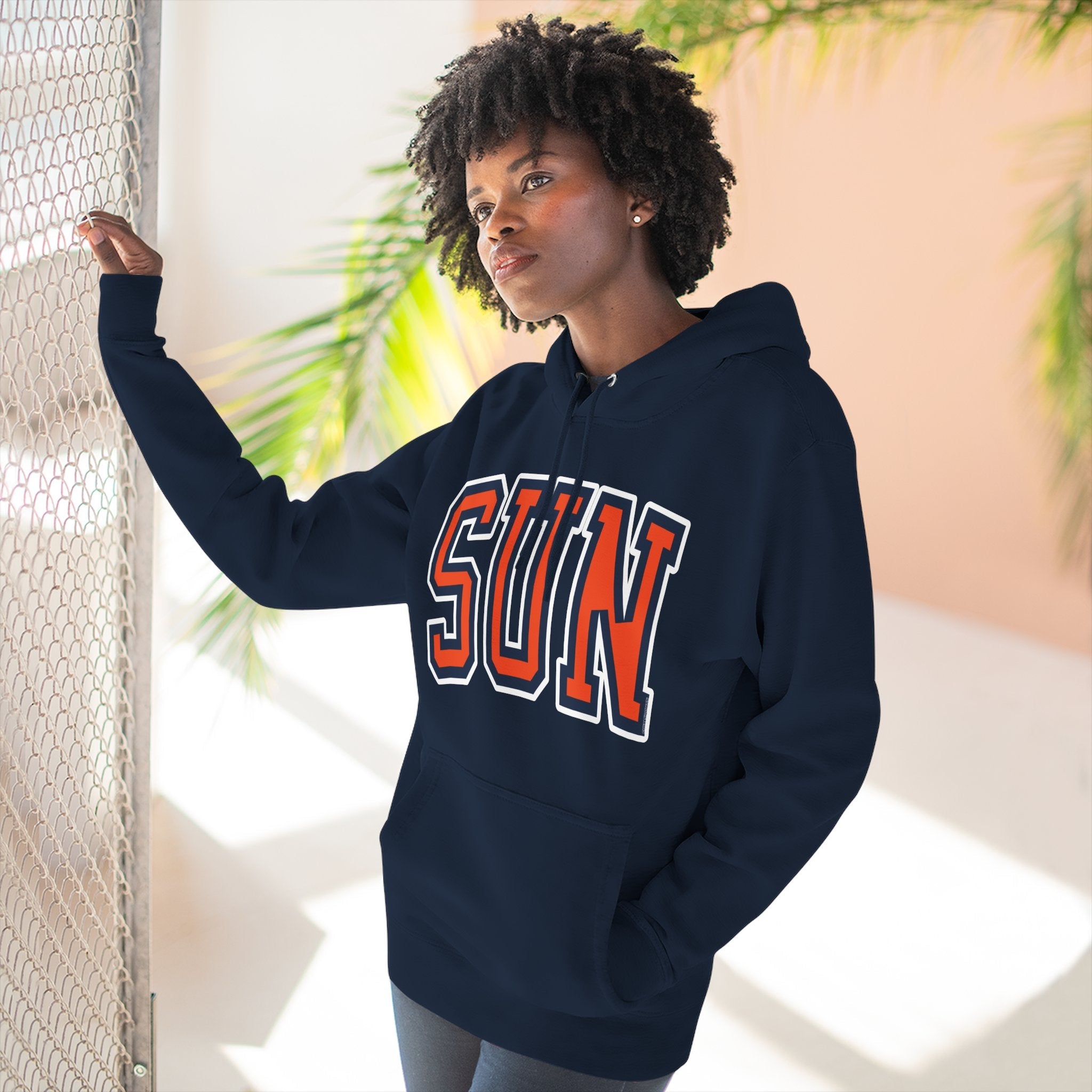 Sun Arch Premium Basketball Hoodie | Chix Sports