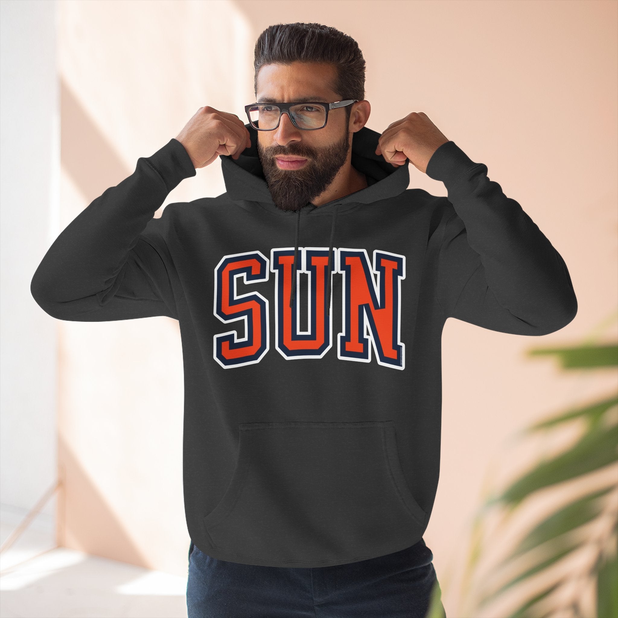 Sun Arch Premium Basketball Hoodie | Chix Sports